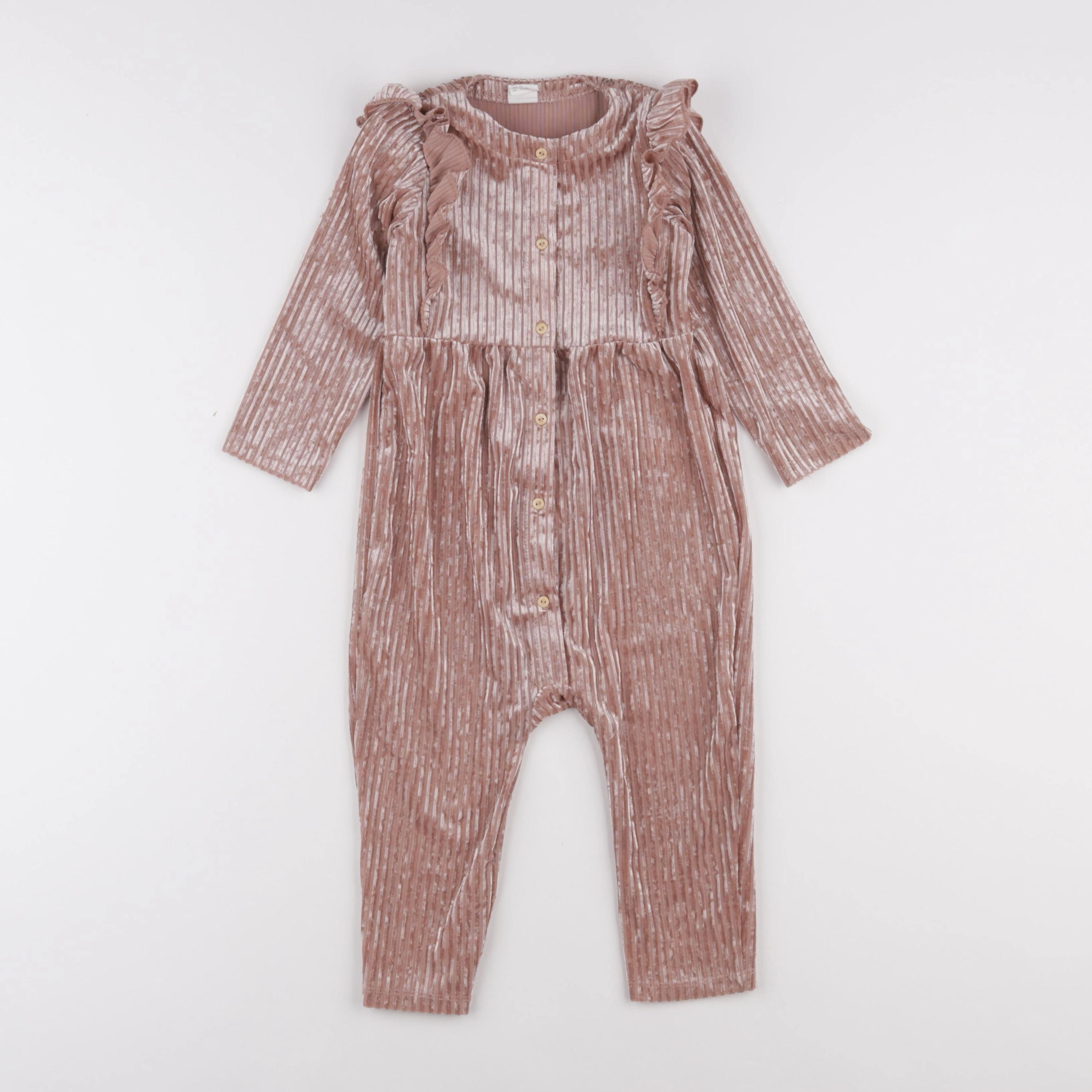 H&M - combinaison rose - 12/18 mois