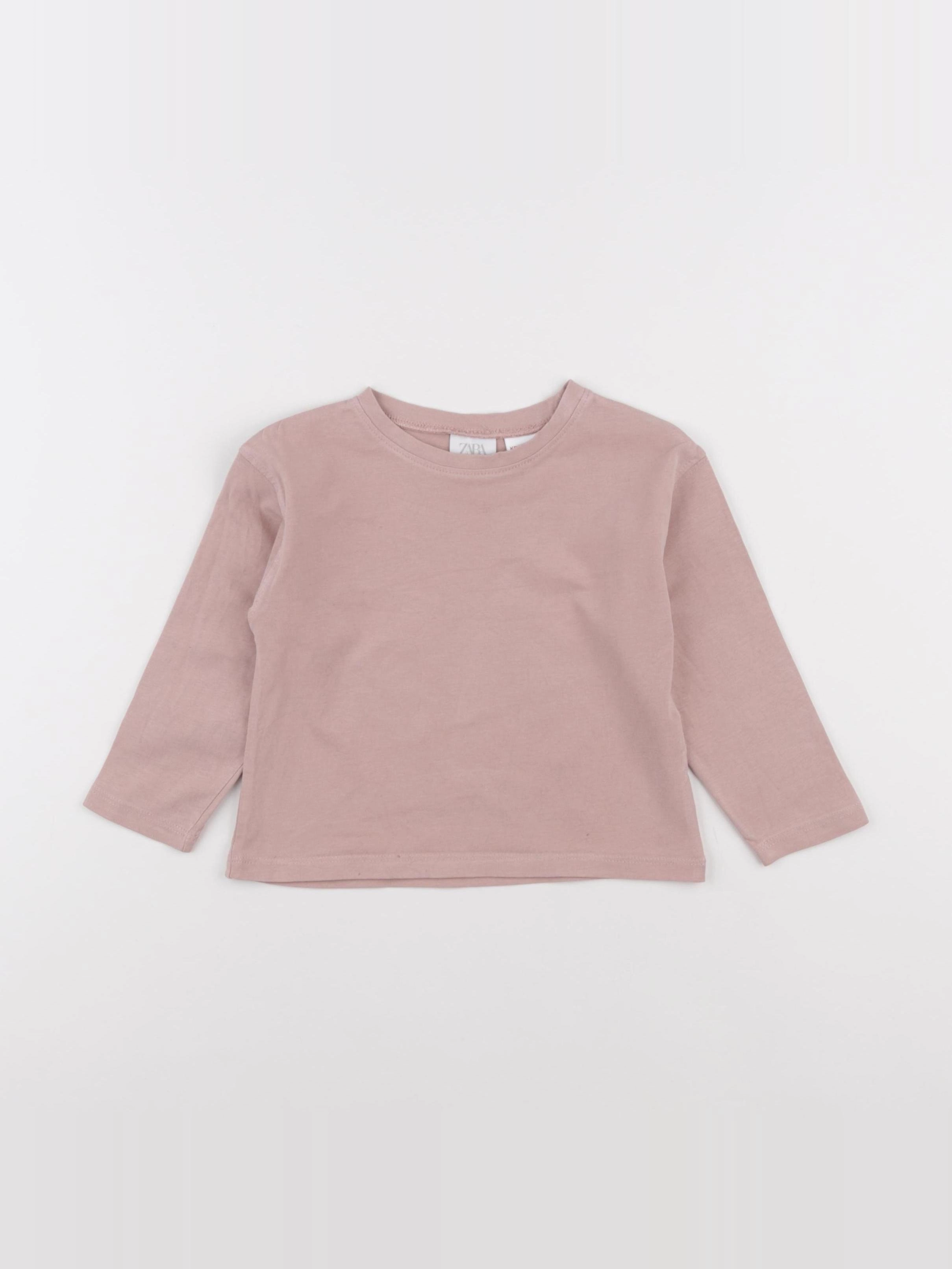 Zara - tee-shirt rose - 2 ans