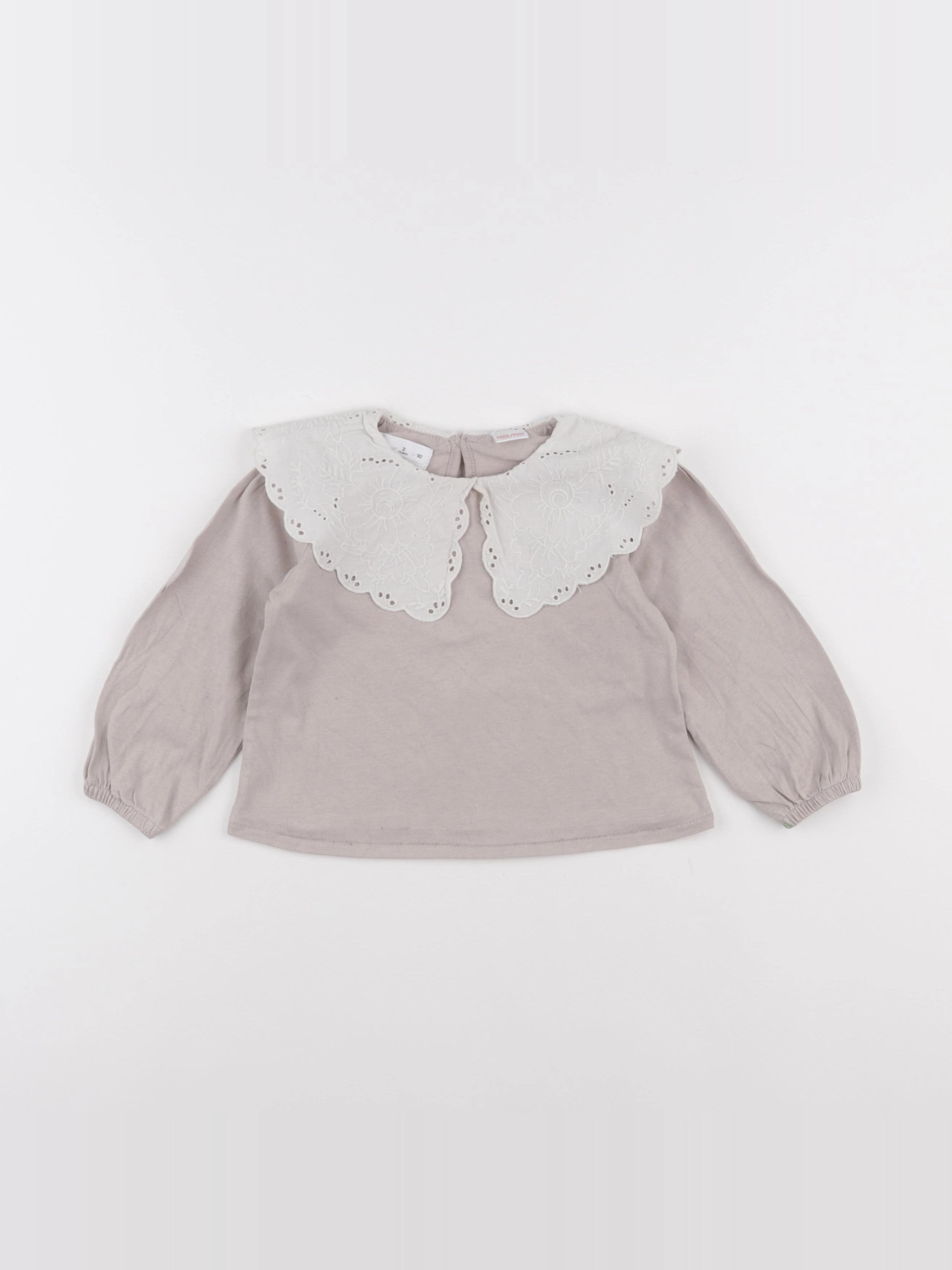 Zara - tee-shirt beige - 2 ans