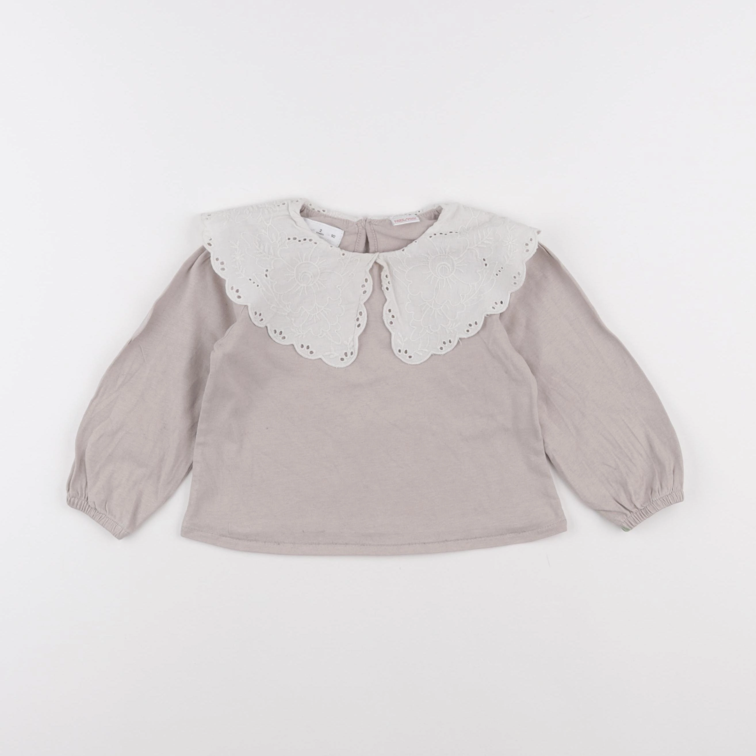 Zara - tee-shirt beige - 2 ans