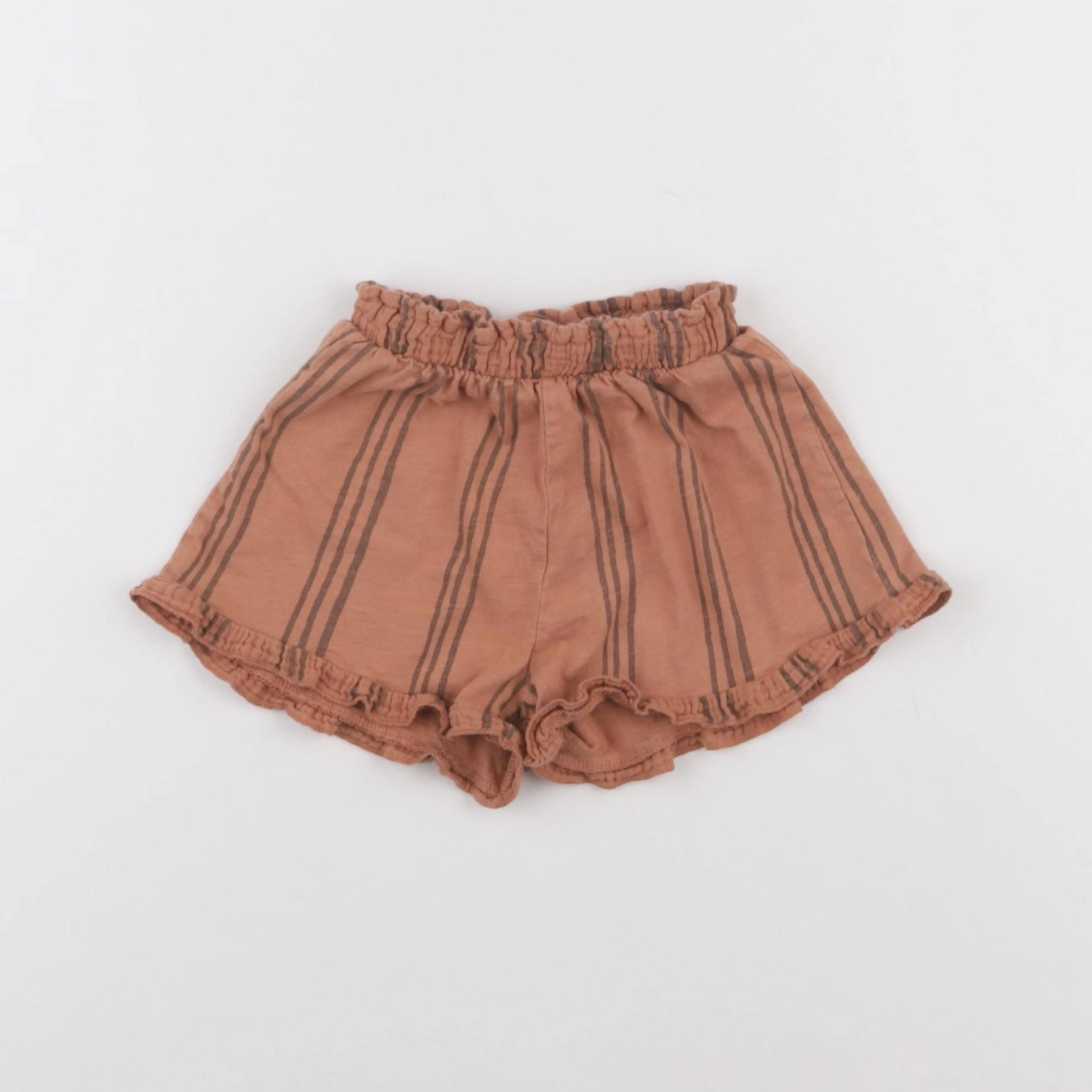 Zara - short marron - 12/18 mois