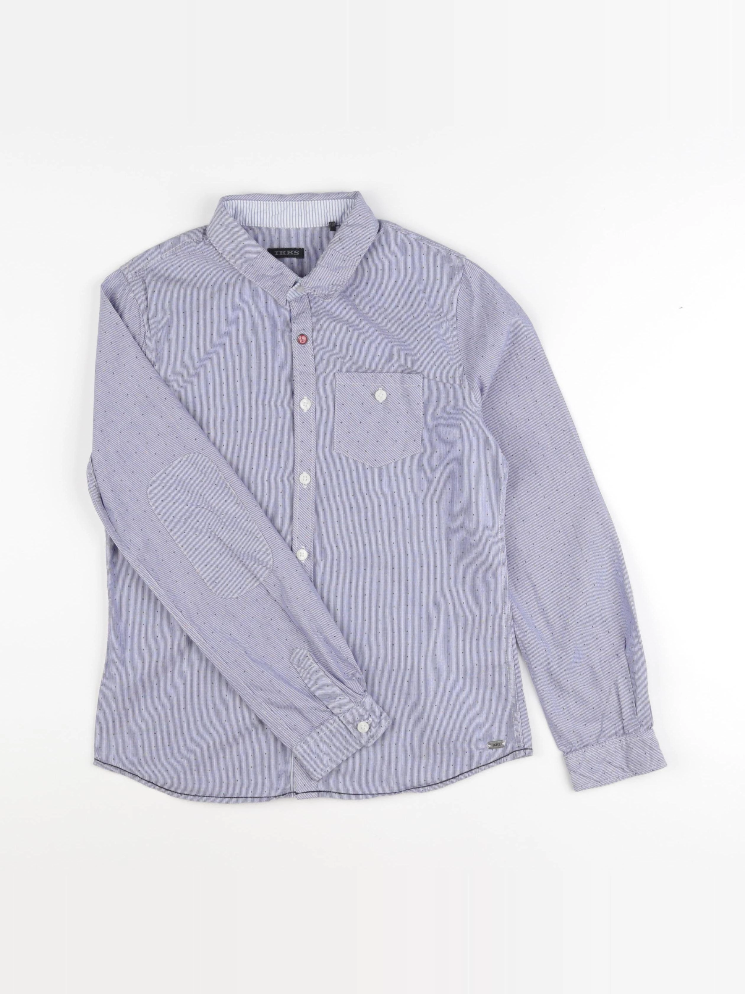 IKKS - chemise bleu - 10 ans