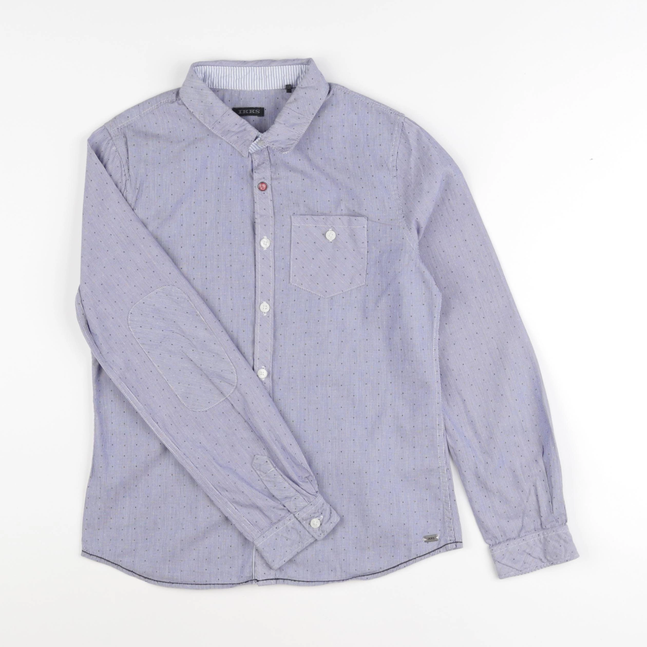 IKKS - chemise bleu - 10 ans