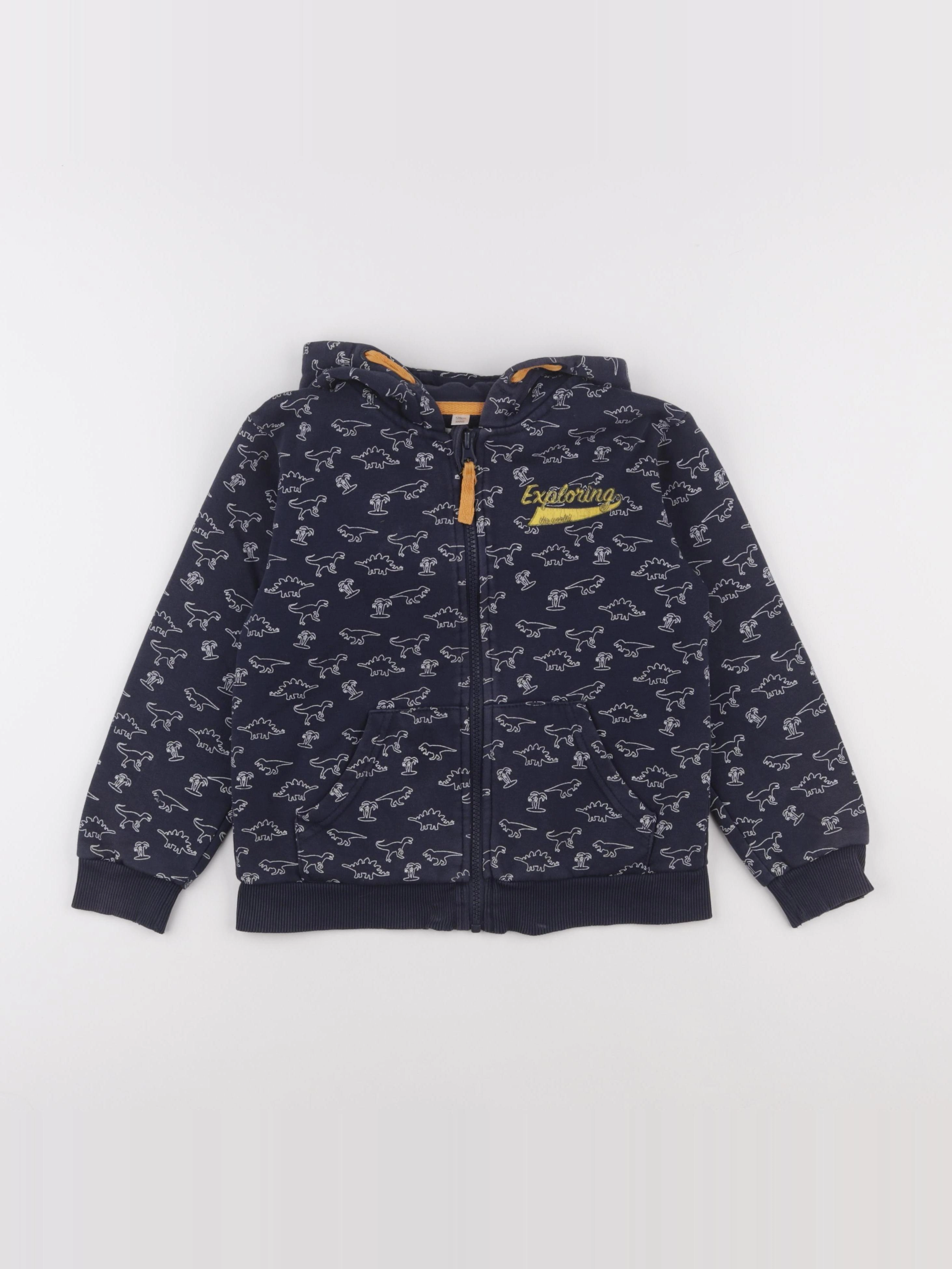 Vertbaudet - sweat bleu - 8 ans