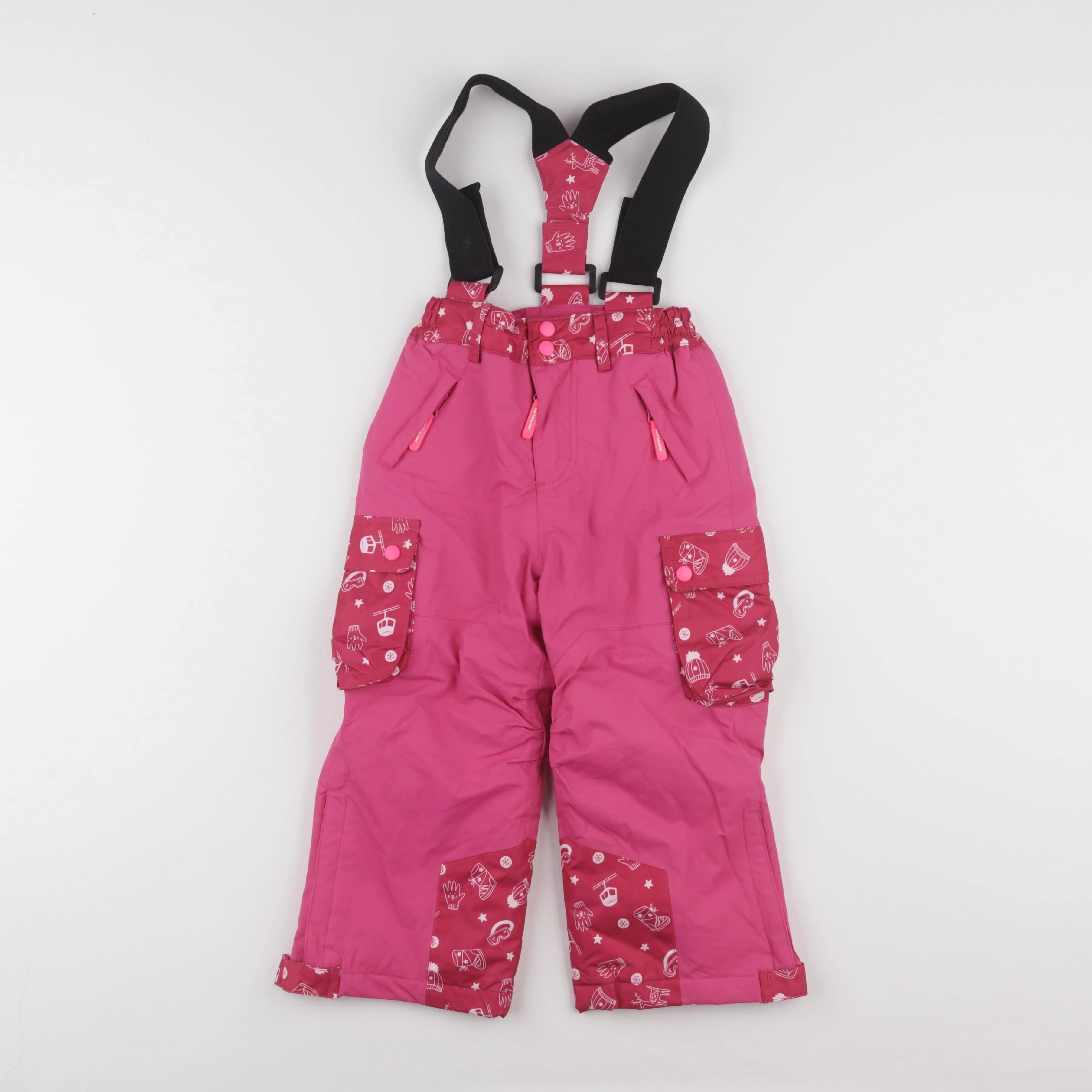 Vertbaudet - pantalon de ski rose - 3 ans