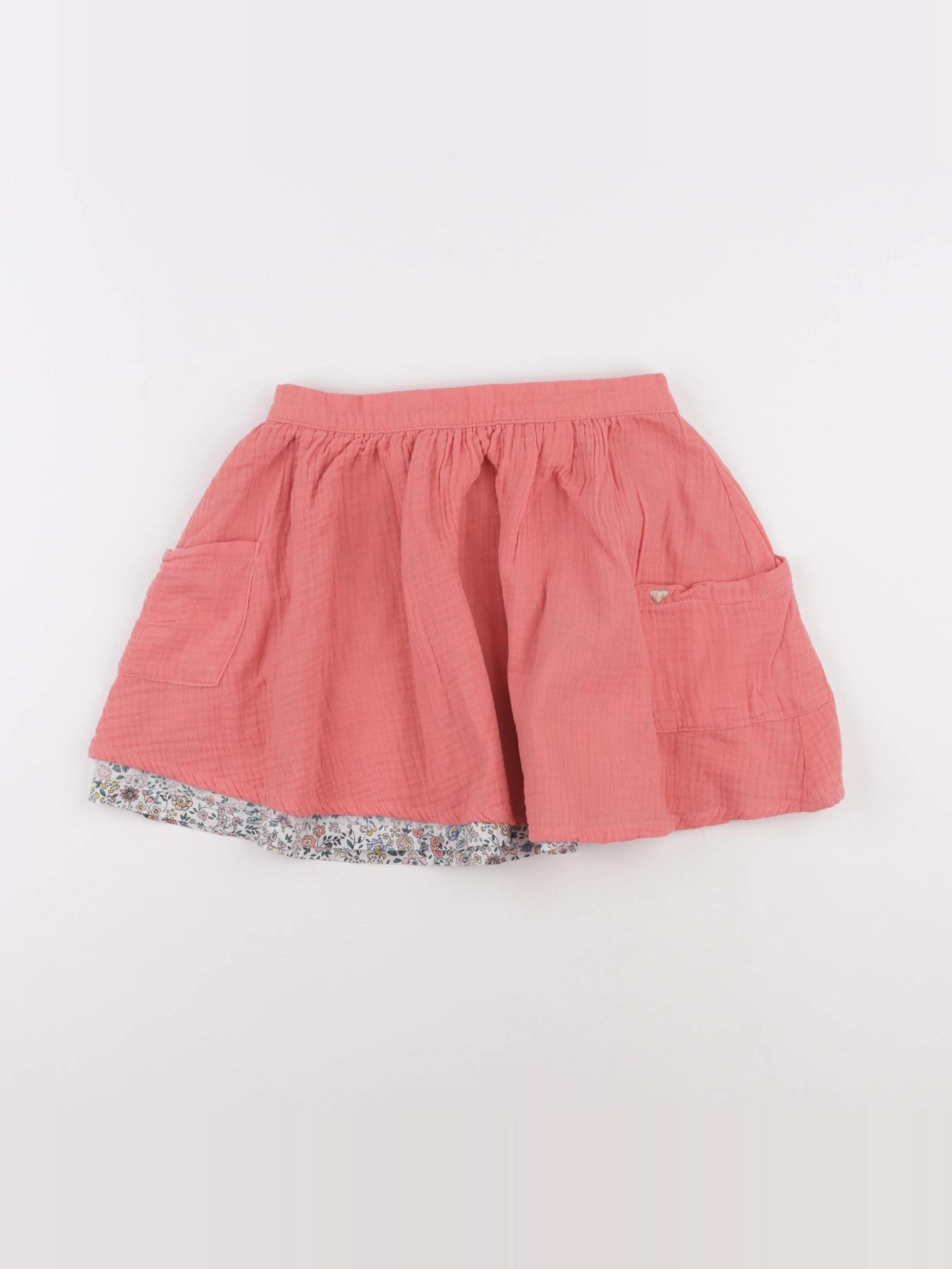 Vertbaudet - jupe rose - 9 ans
