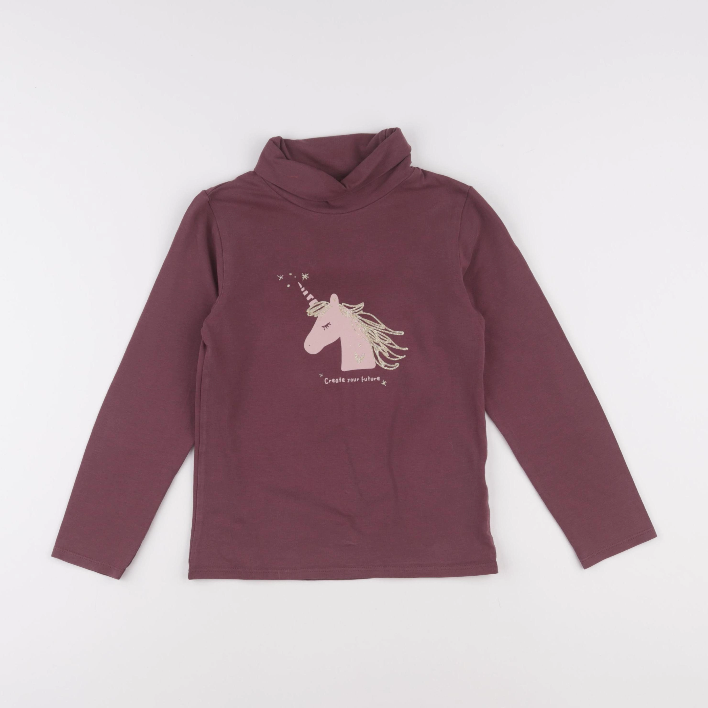 Vertbaudet - sous-pull rouge - 8 ans