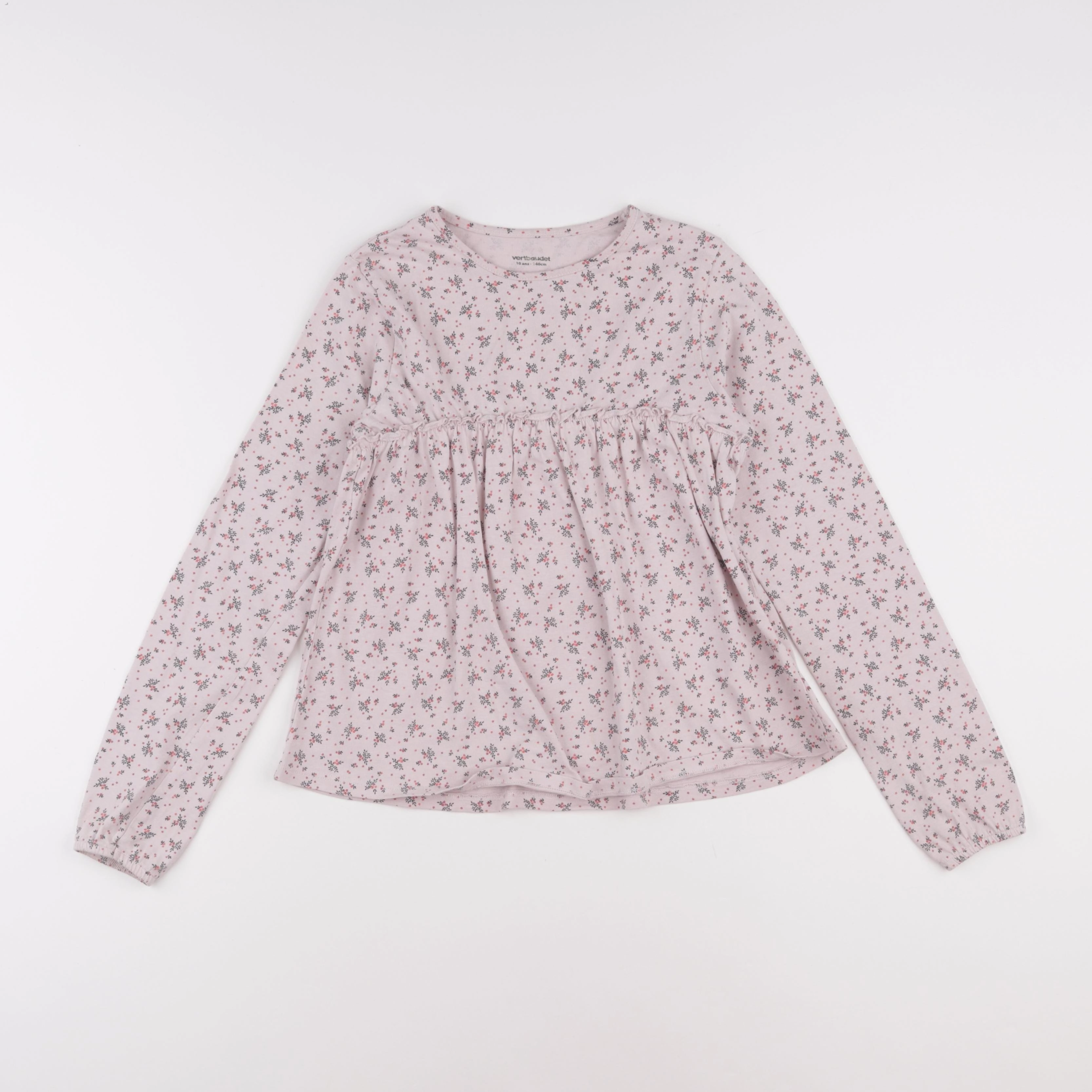 Vertbaudet - tee-shirt rose - 10 ans