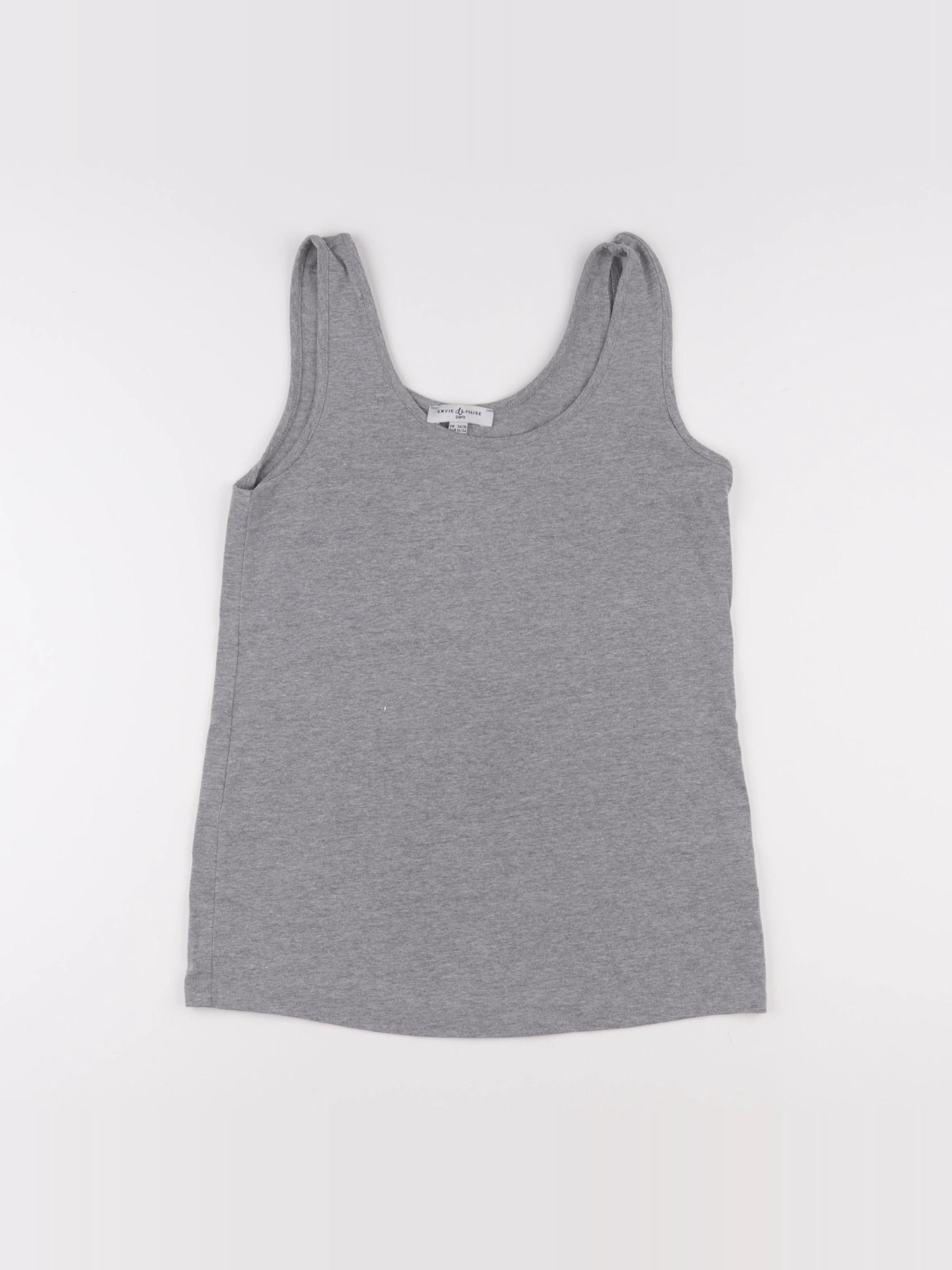 Envie de fraise - débardeur grossesse gris - 34 à 36