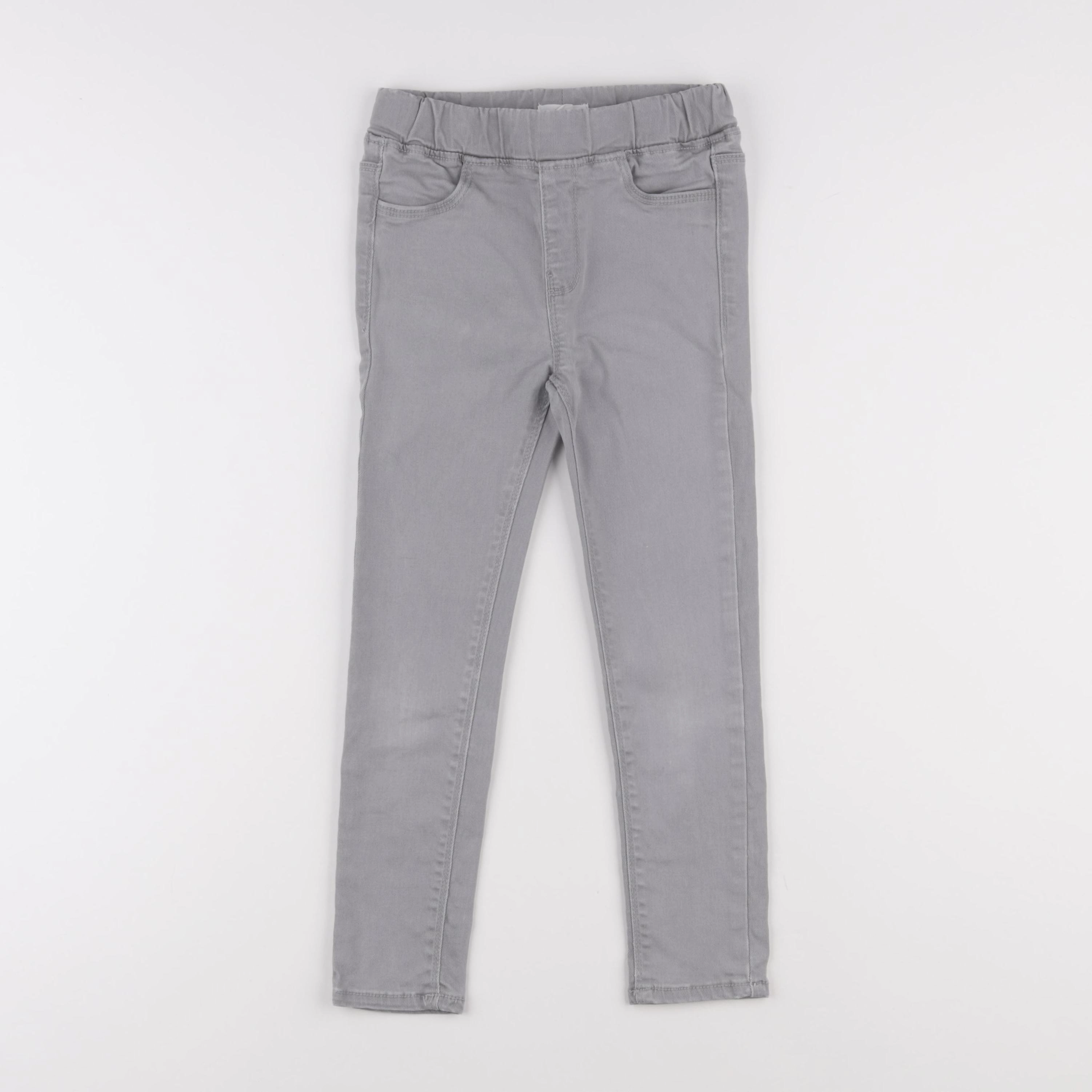 Vertbaudet - jegging gris - 6 ans