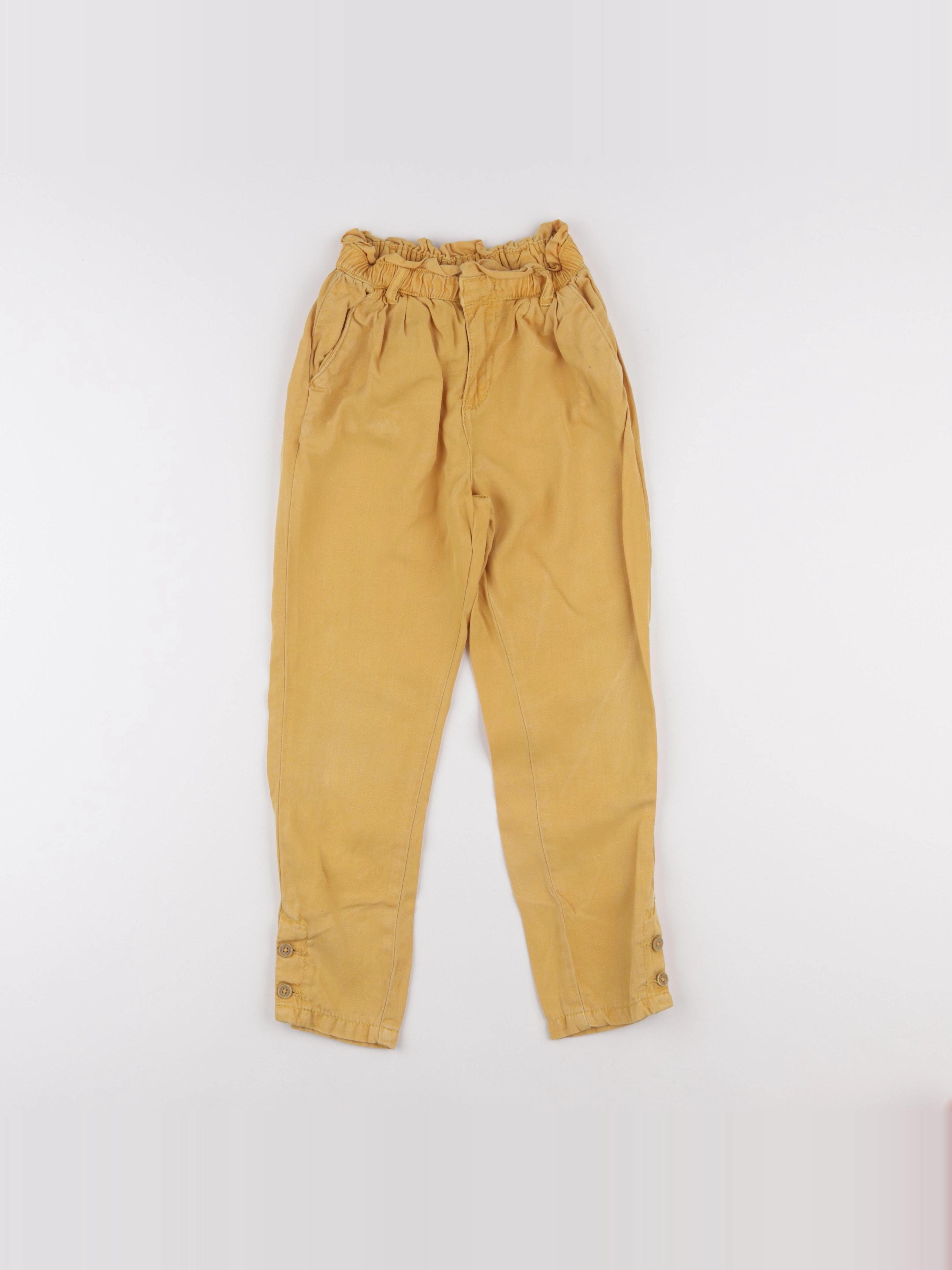 Tape à l'oeil - pantalon jaune - 7 ans