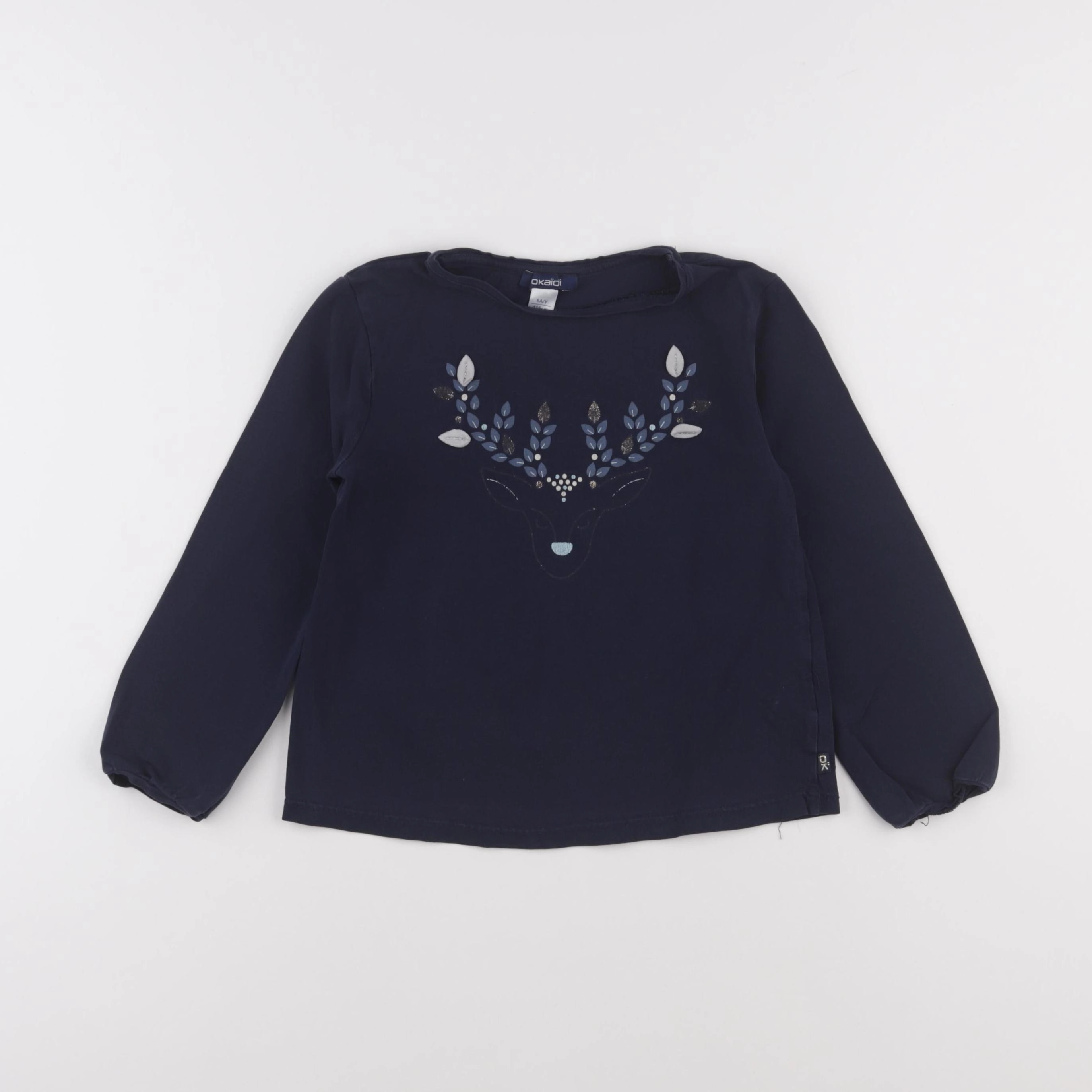 Okaidi - tee-shirt bleu - 6 ans