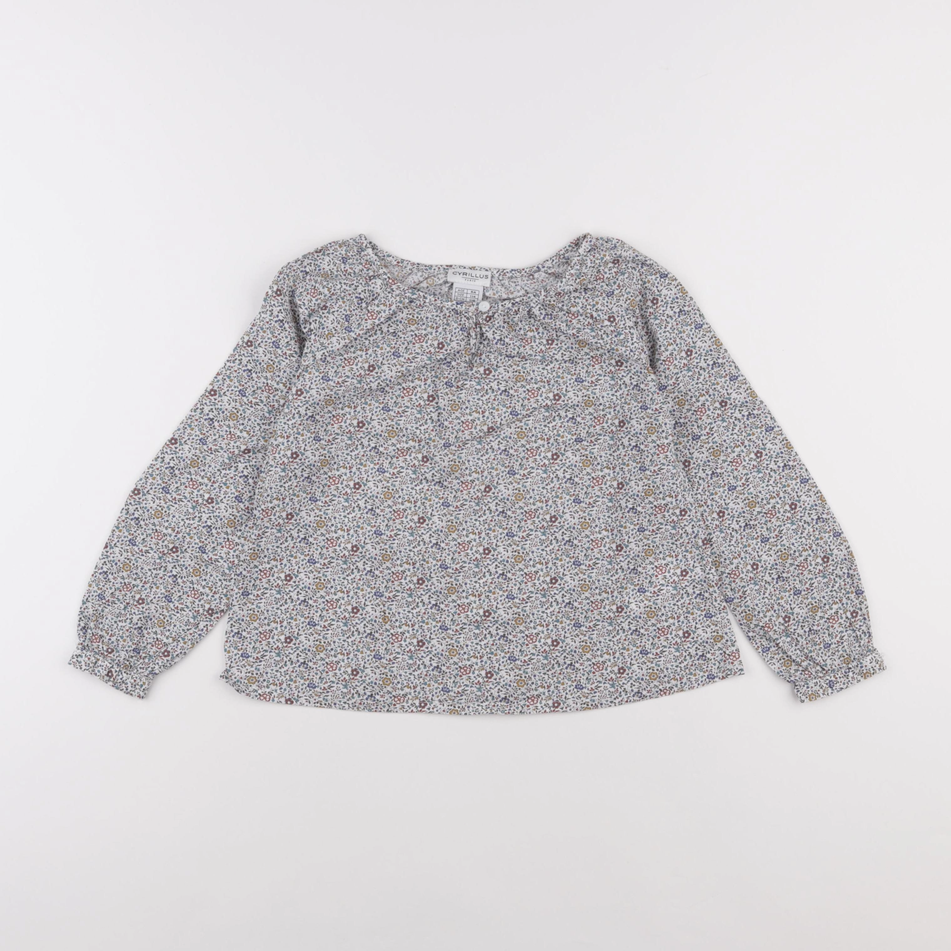 Cyrillus - blouse multicolore - 6 ans