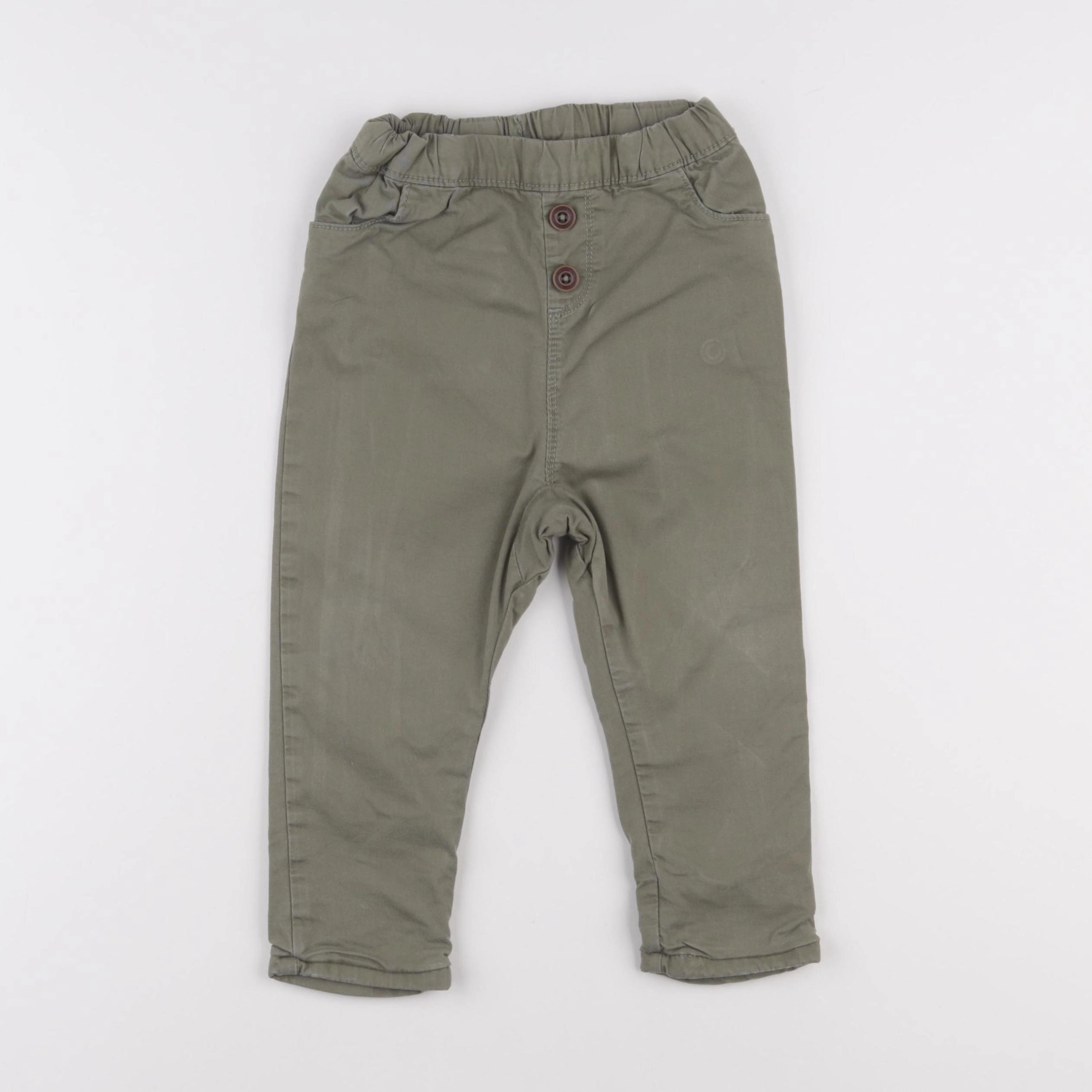 Tape à l'oeil - pantalon vert - 36 mois