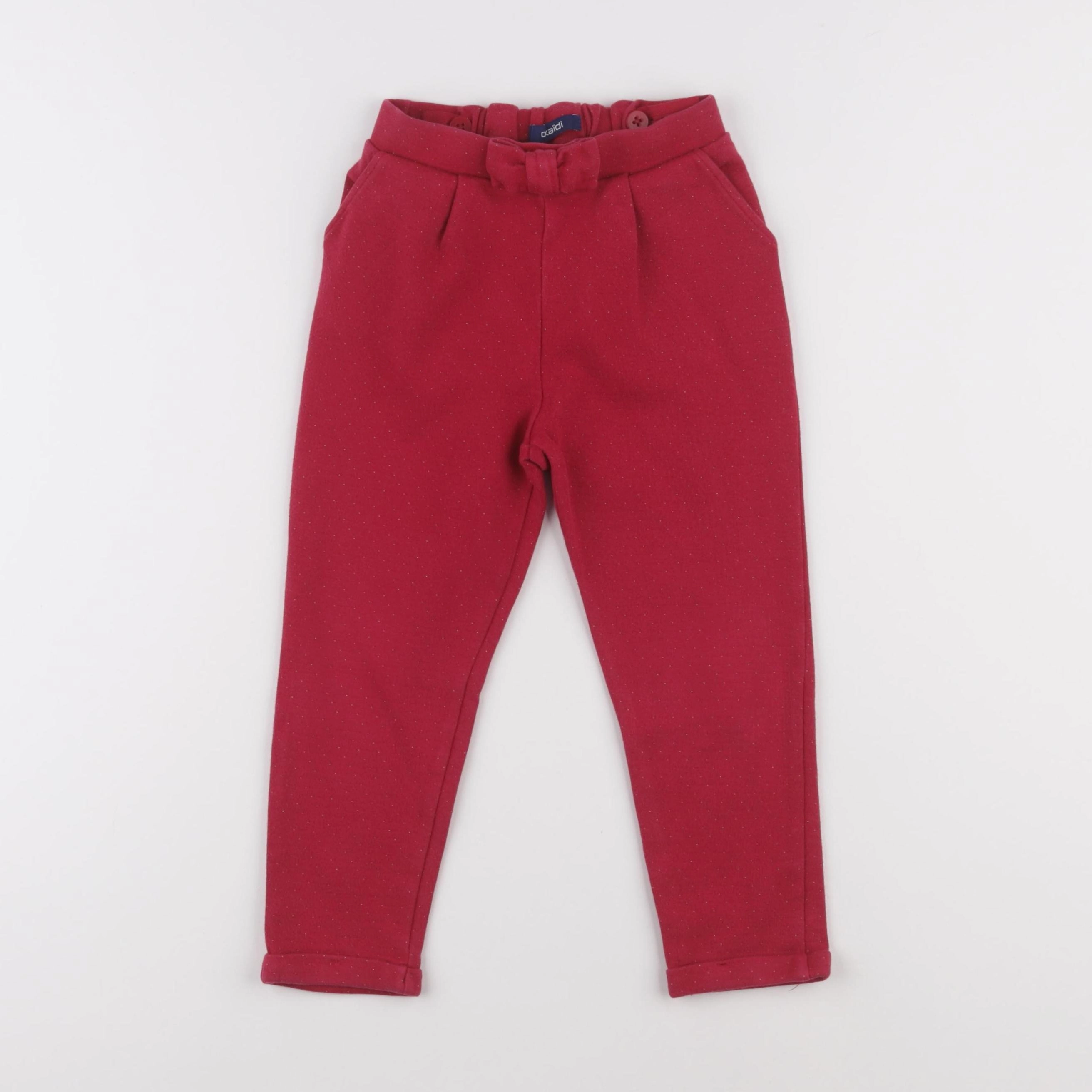 Okaidi - pantalon rouge - 4 ans