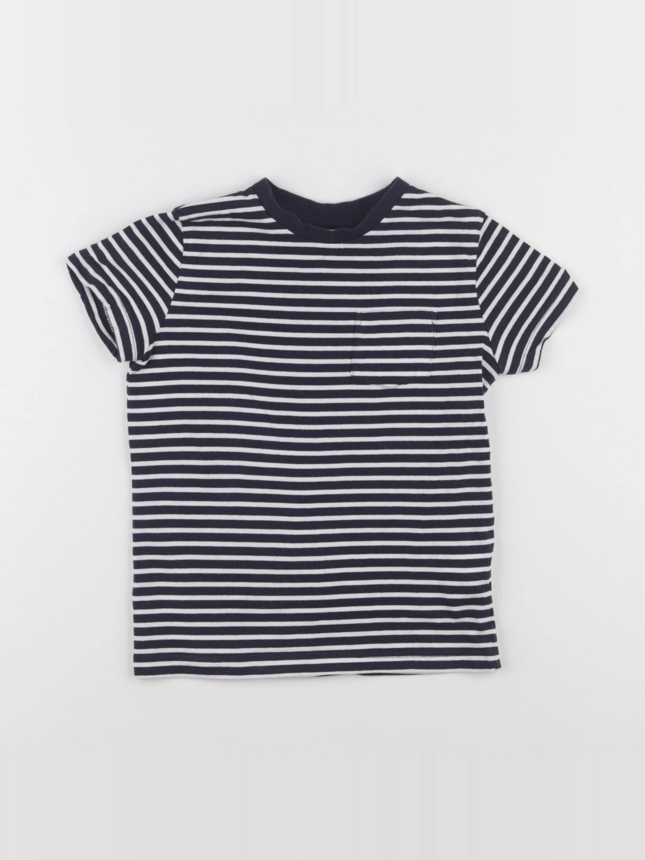 Tape à l'oeil - tee-shirt bleu, blanc - 4 ans