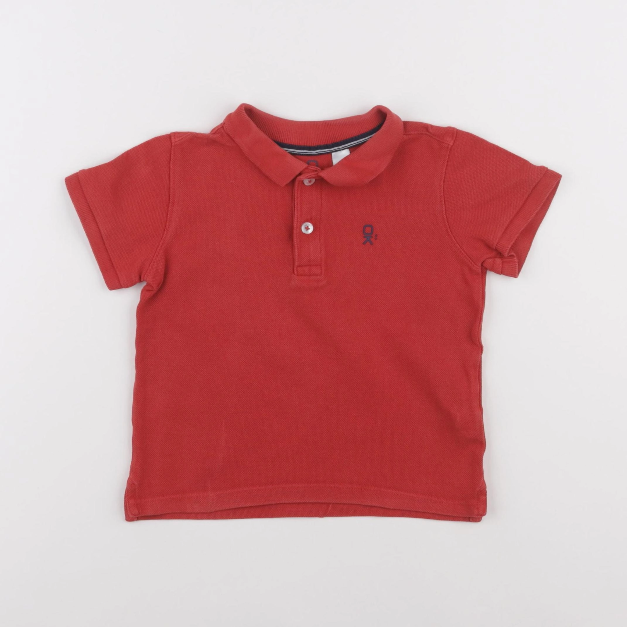 Okaidi - polo rouge - 3 ans