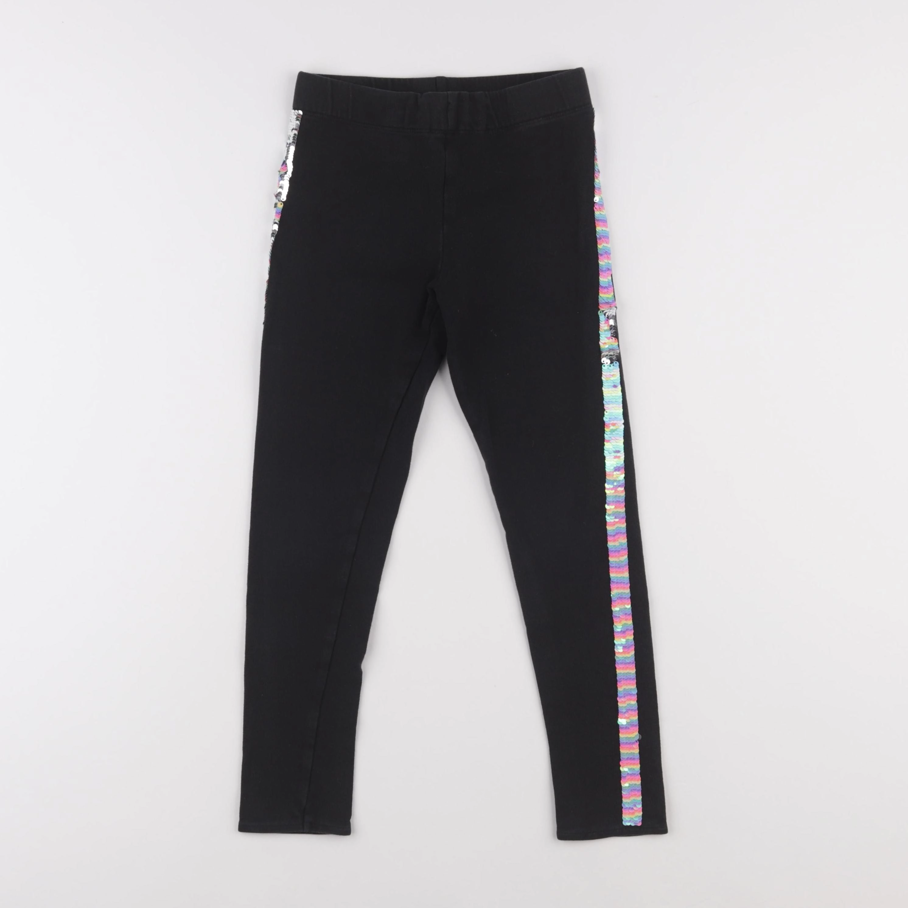 H&M - legging noir - 7/8 ans