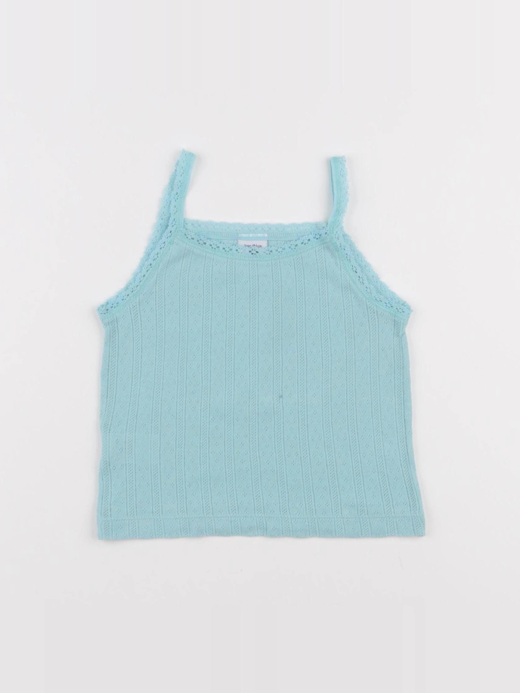 Petit Bateau - maillot de corps bleu - 2 ans