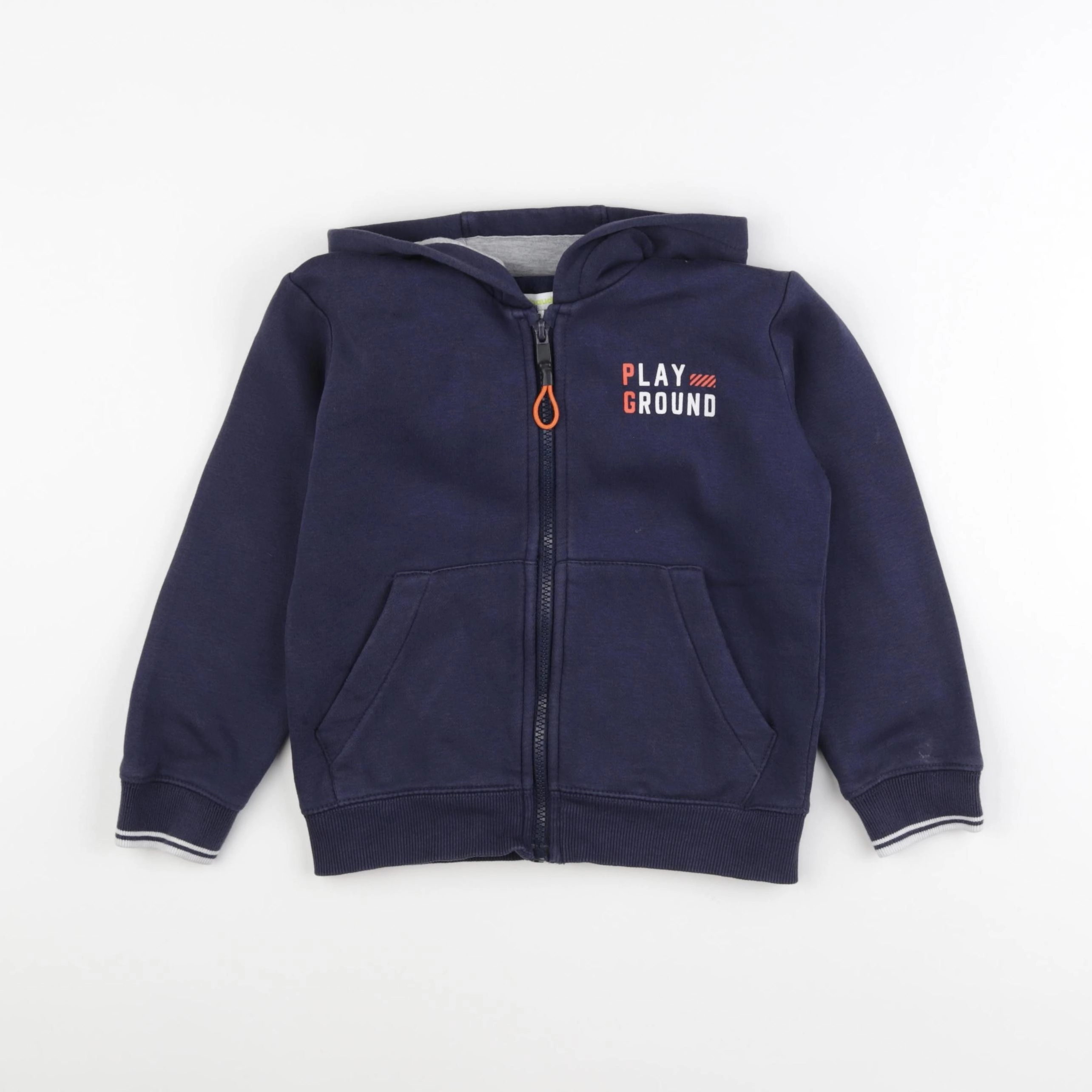 Vertbaudet - sweat bleu - 6 ans