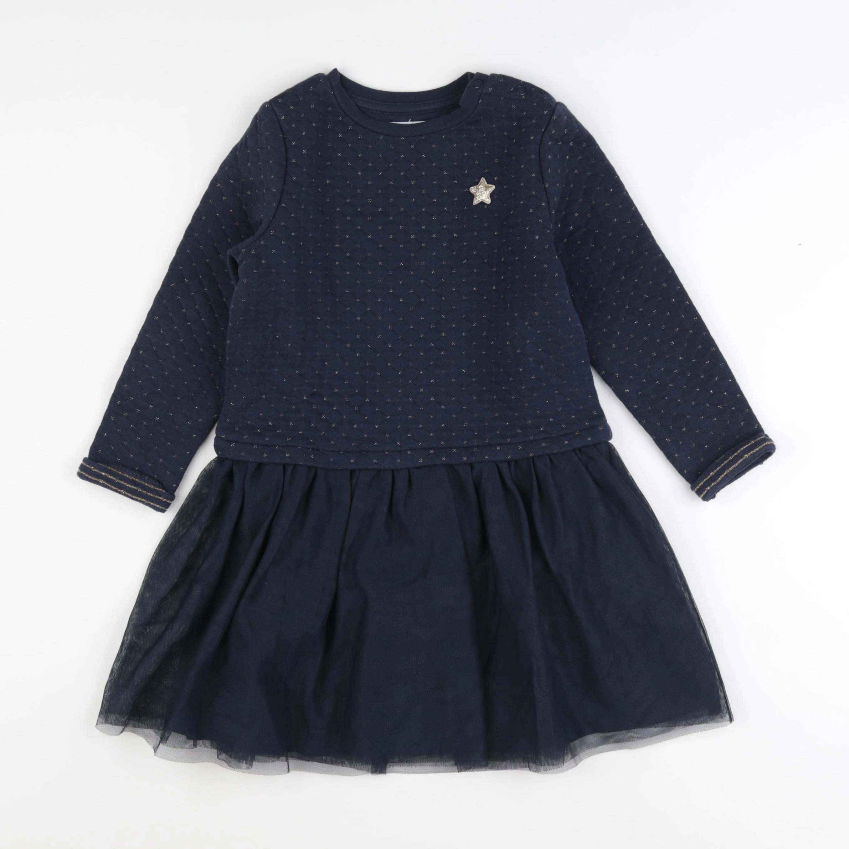 Vertbaudet - robe bleu - 6 ans