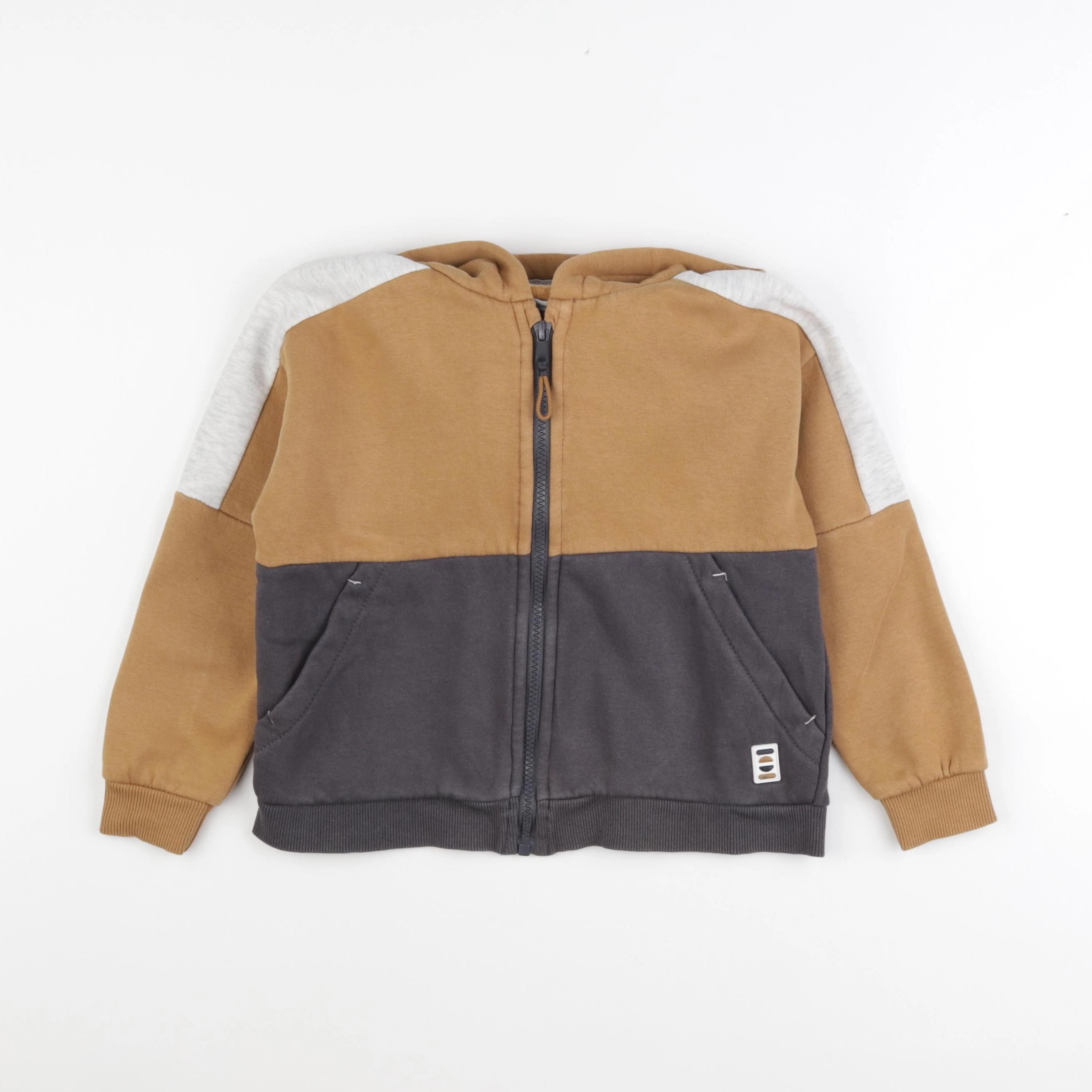 Vertbaudet - sweat marron - 5 ans