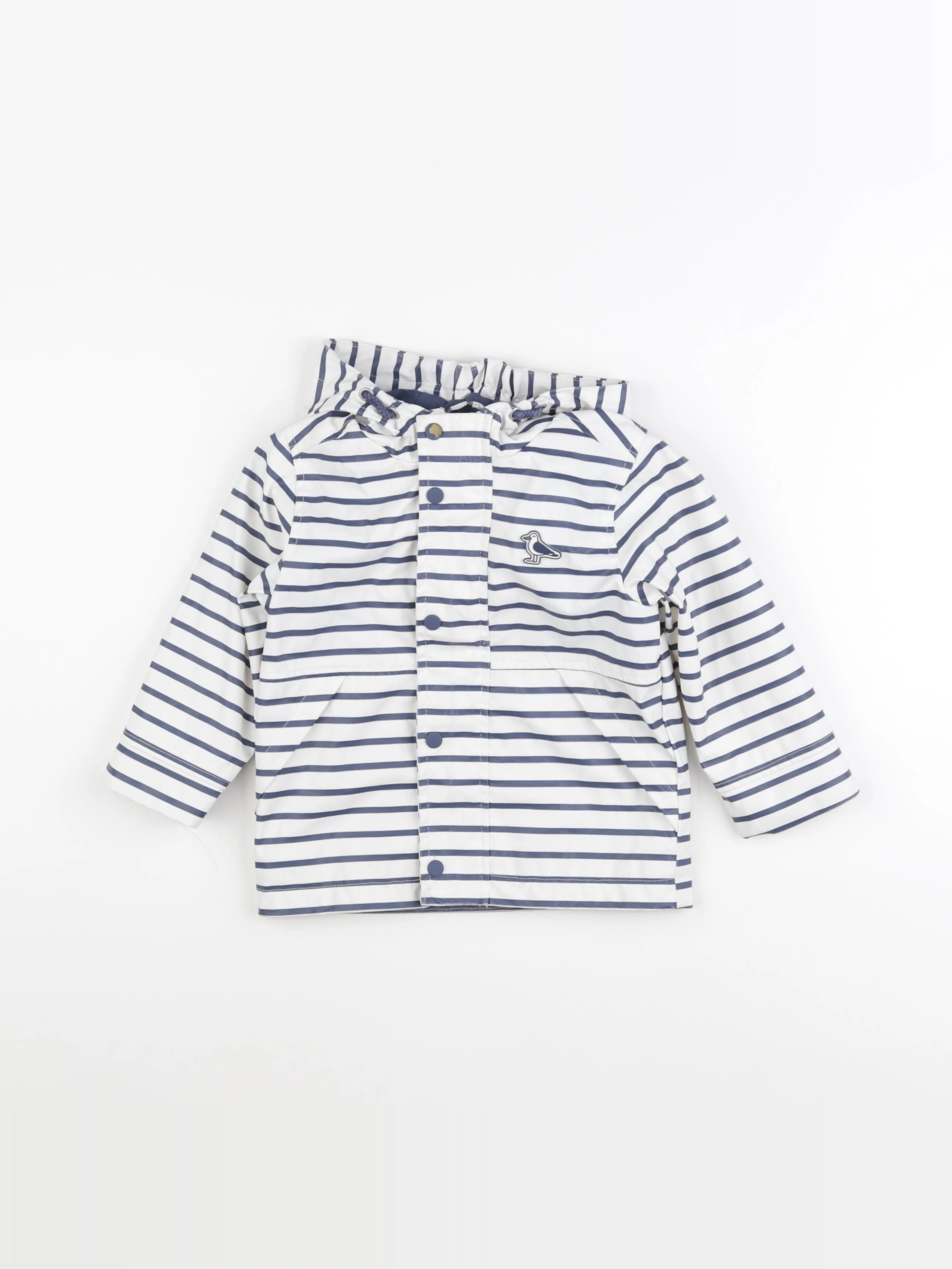 Vertbaudet - imperméable blanc - 24 mois