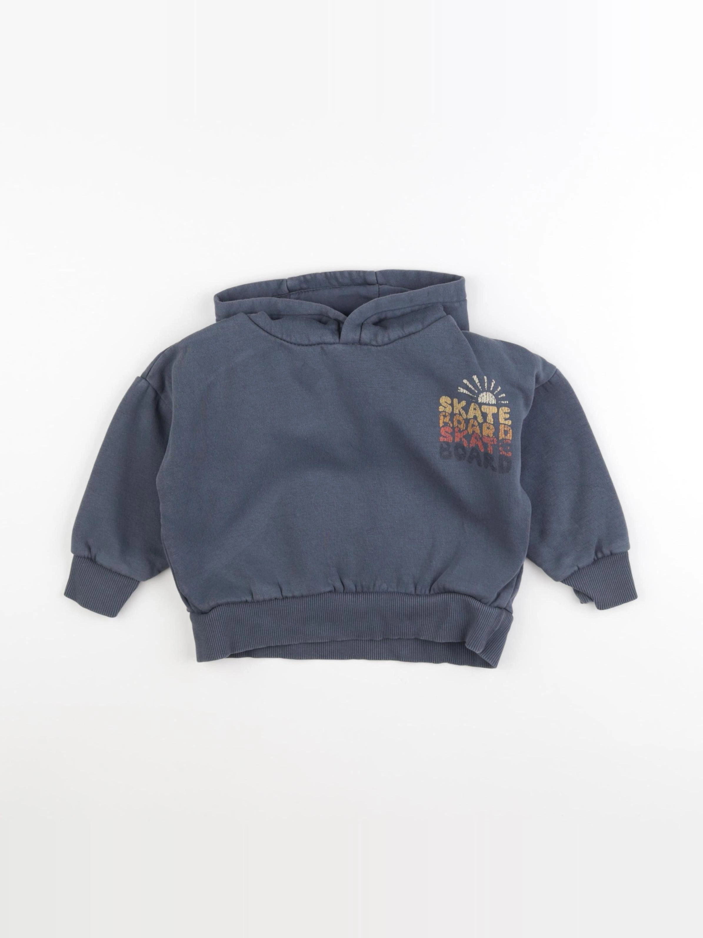 Vertbaudet - sweat bleu - 3 ans