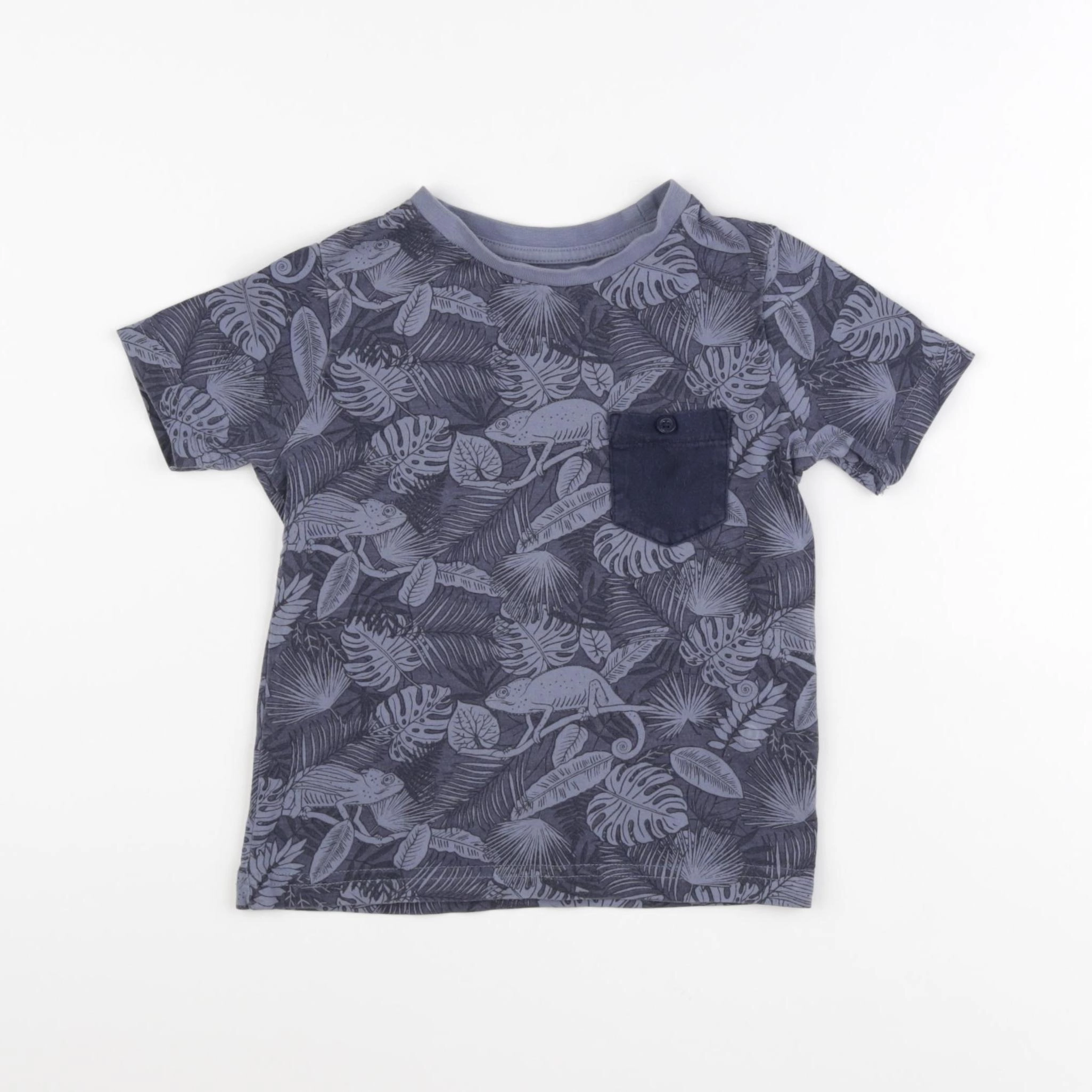 Vertbaudet - tee-shirt bleu - 3 ans