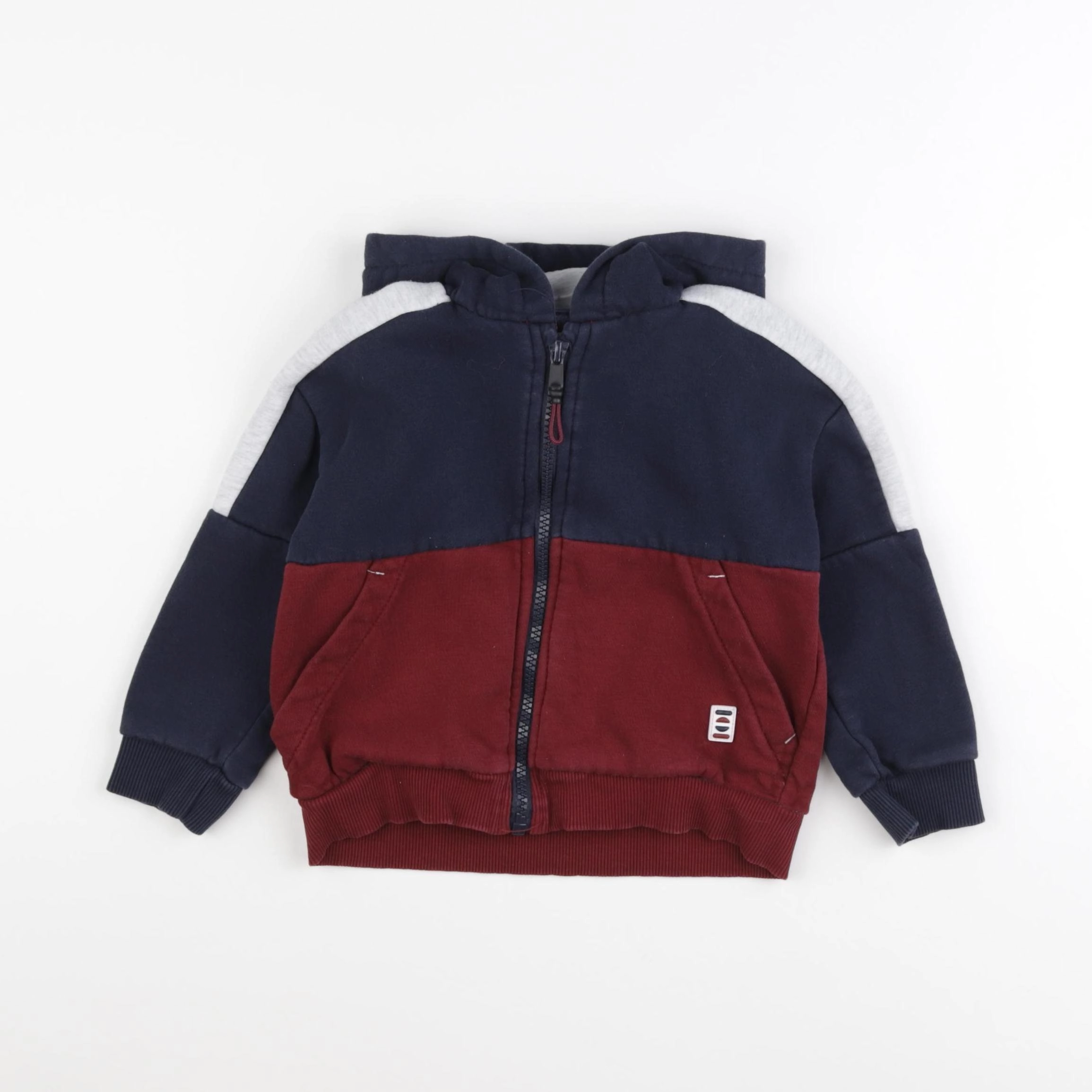Vertbaudet - sweat bleu - 3 ans