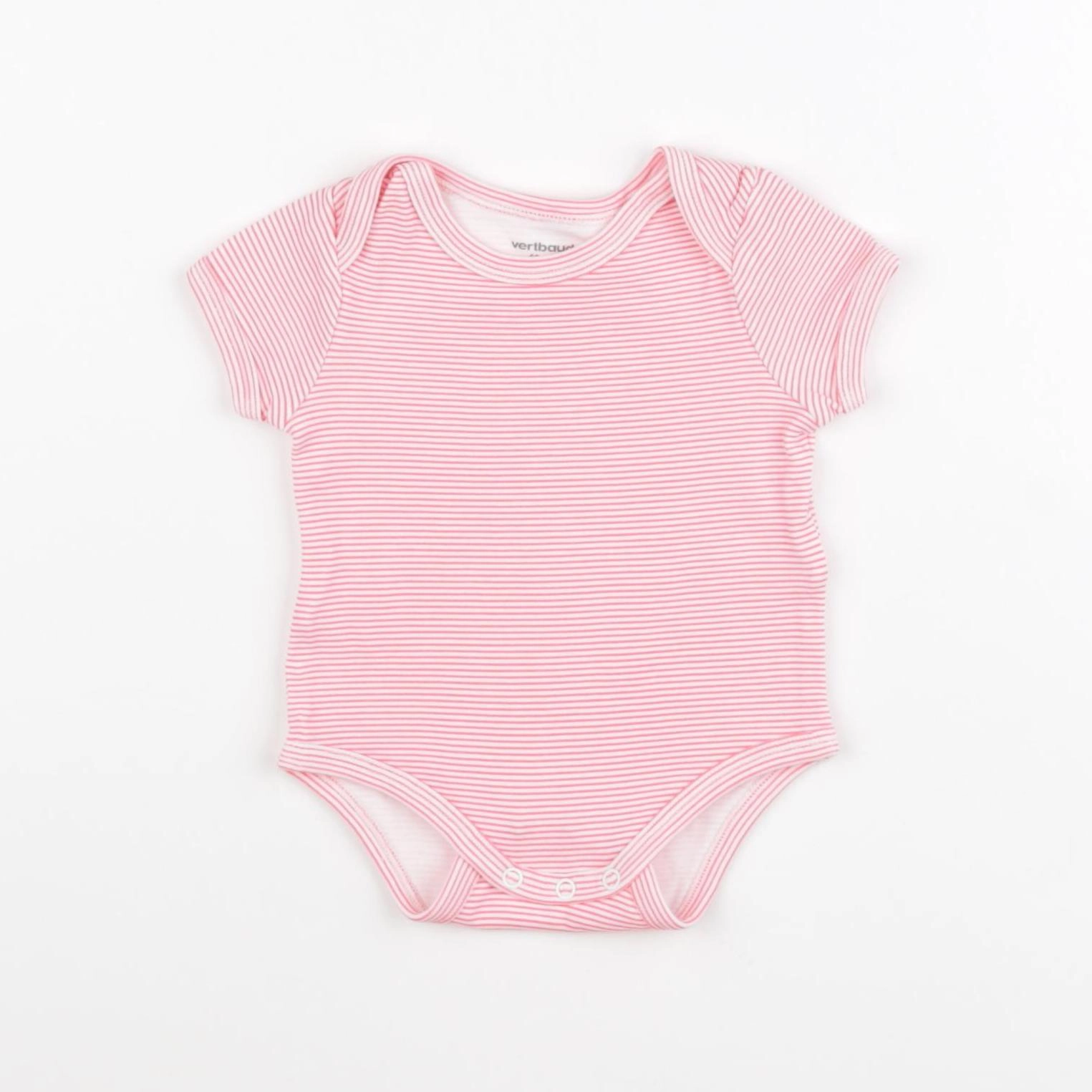 Vertbaudet - body rose fluo - 3 mois