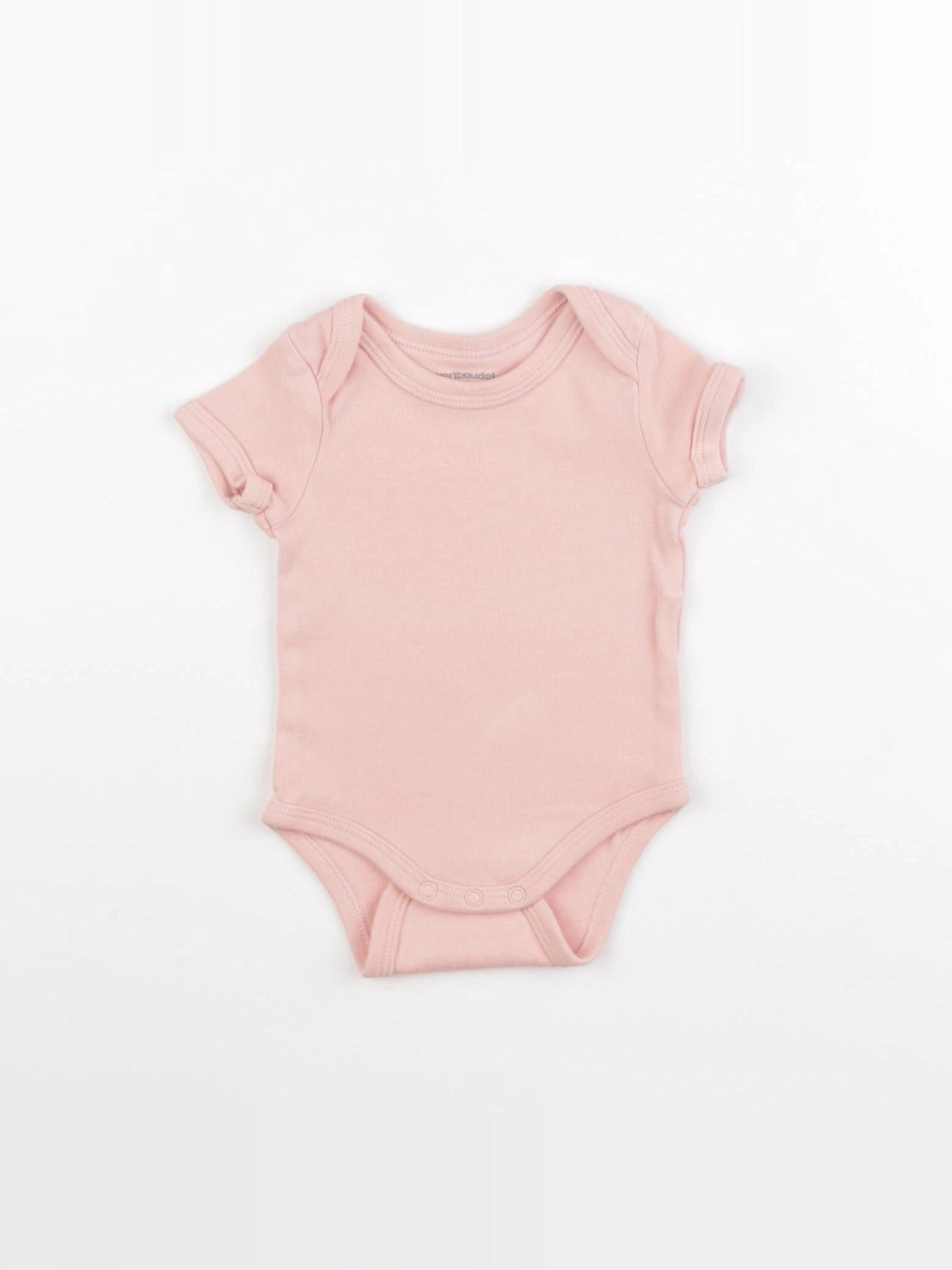 Vertbaudet - body rose - 3 mois