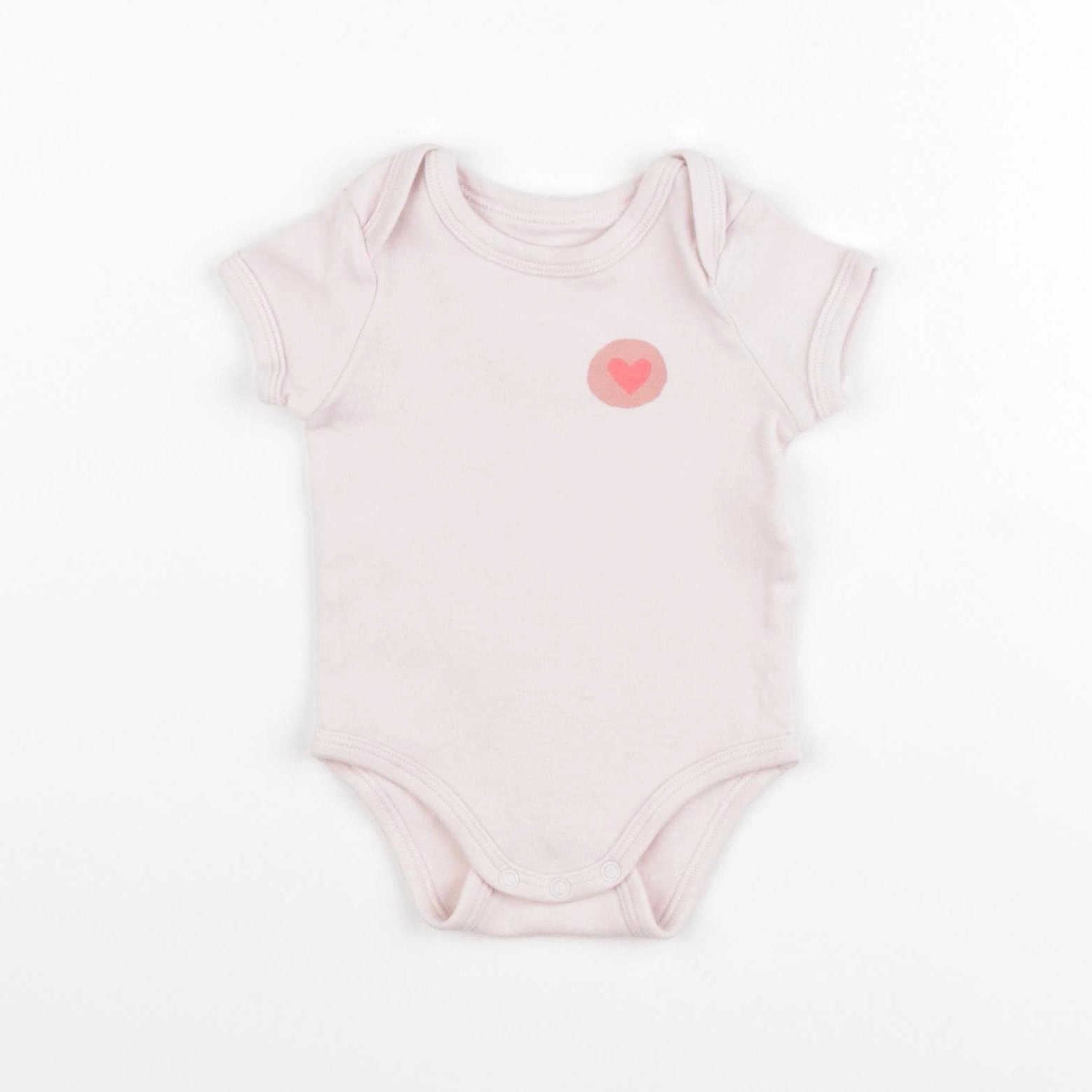 Vertbaudet - body rose - 3 mois