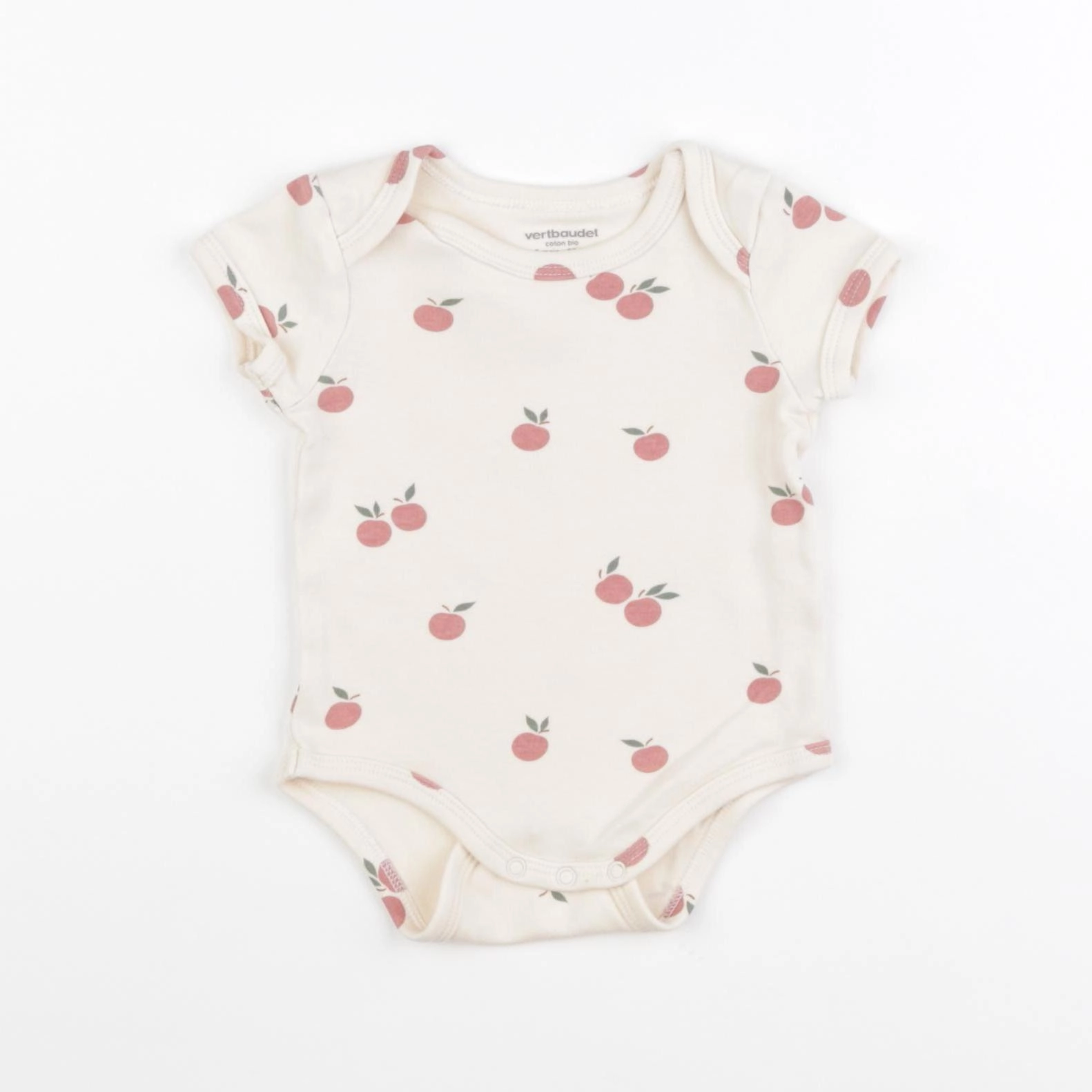 Vertbaudet - body beige - 6 mois