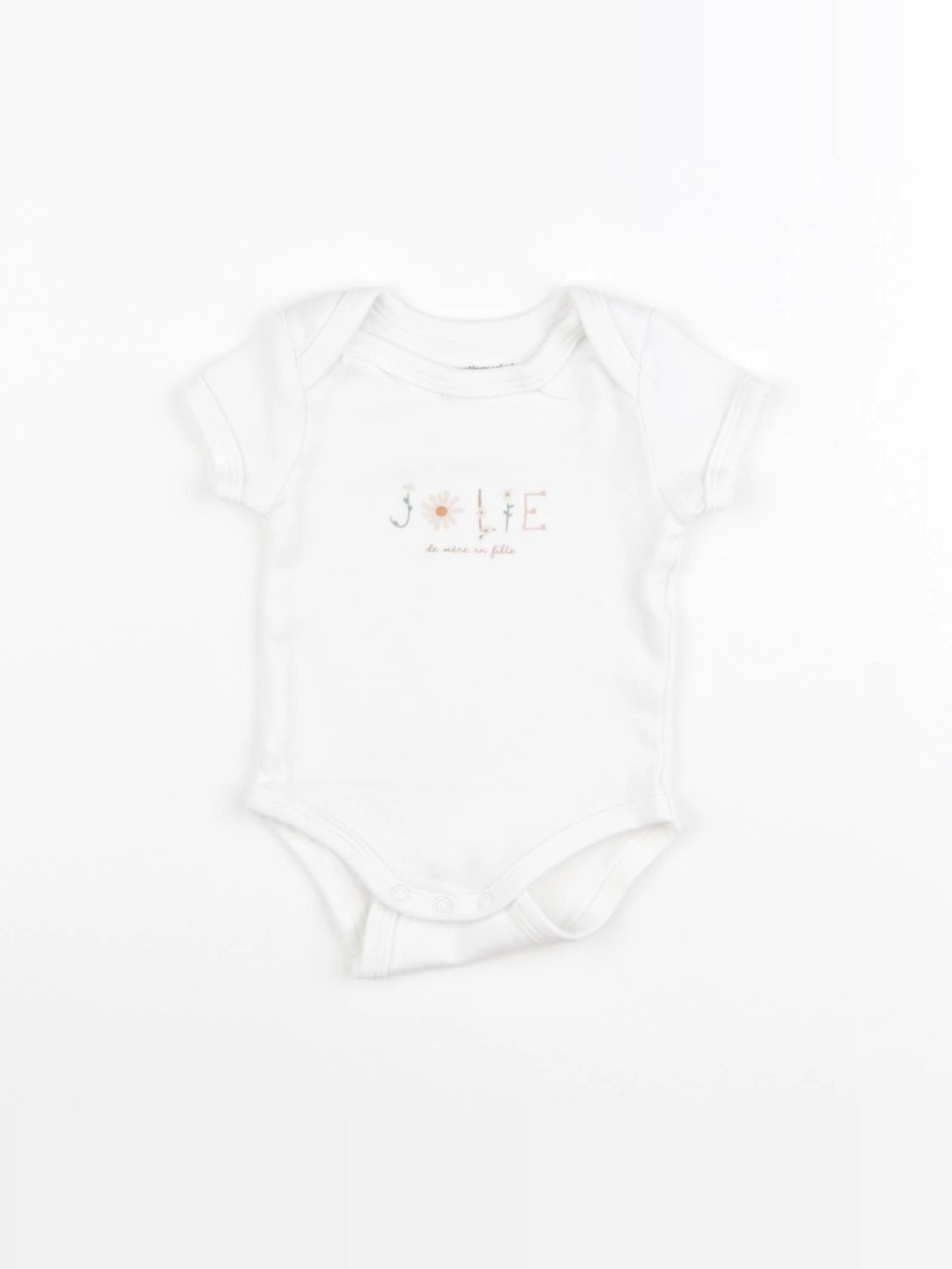 Vertbaudet - body blanc - 3 mois