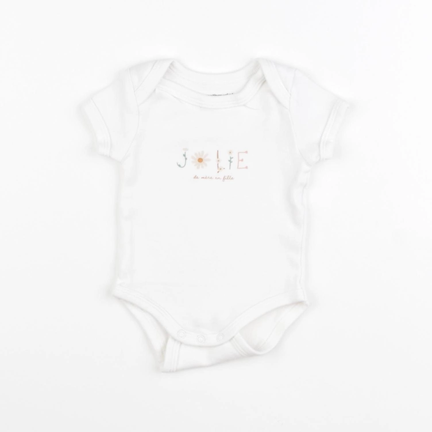 Vertbaudet - body blanc - 3 mois