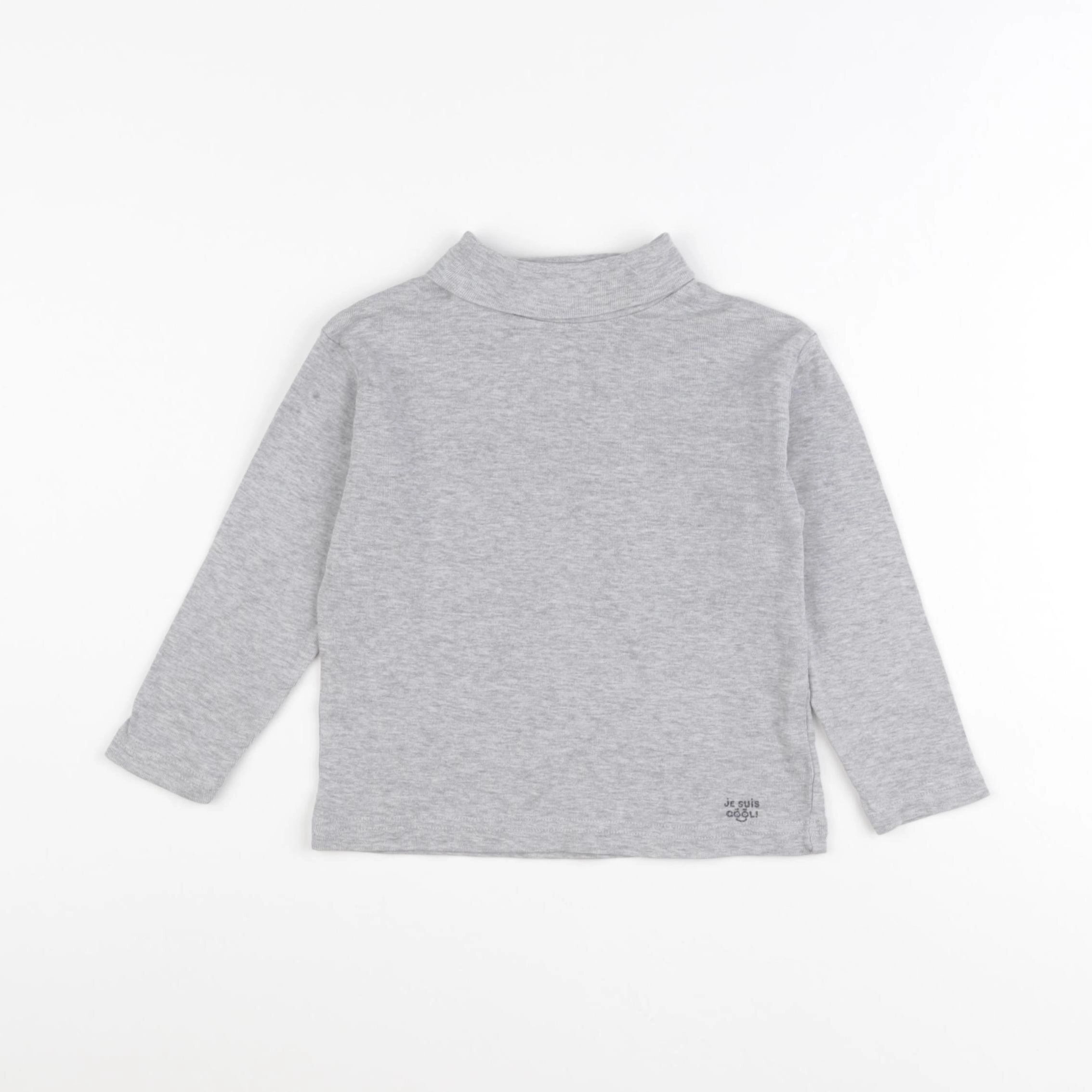 Vertbaudet - sous-pull gris - 3 ans