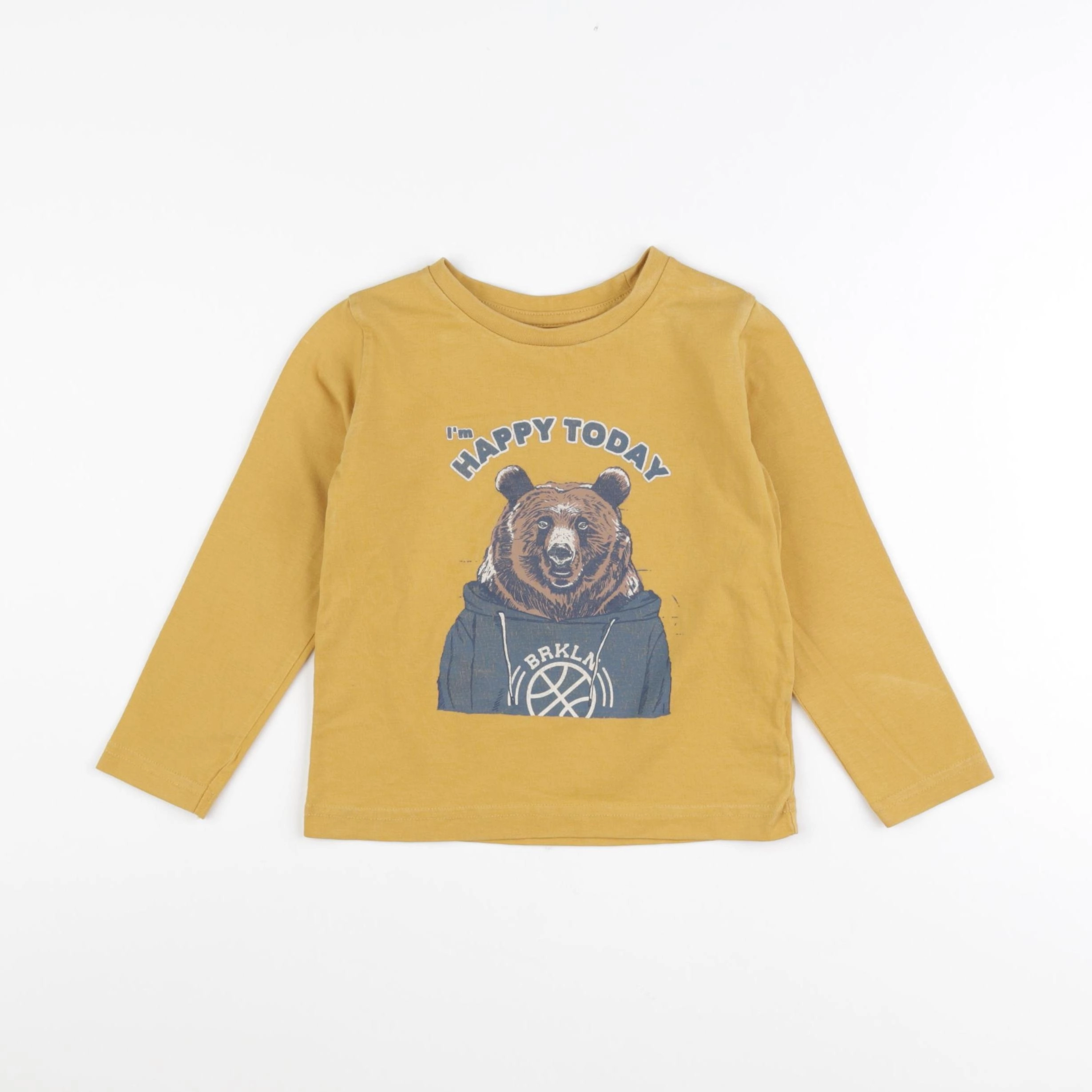 Vertbaudet - tee-shirt jaune - 3 ans