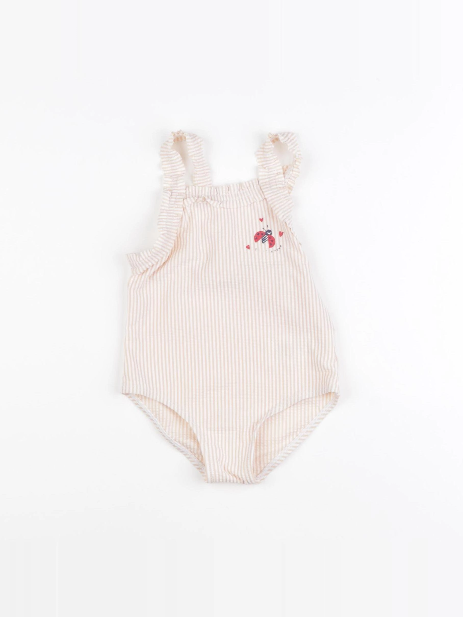 Vertbaudet - maillot de bain rose - 2 ans