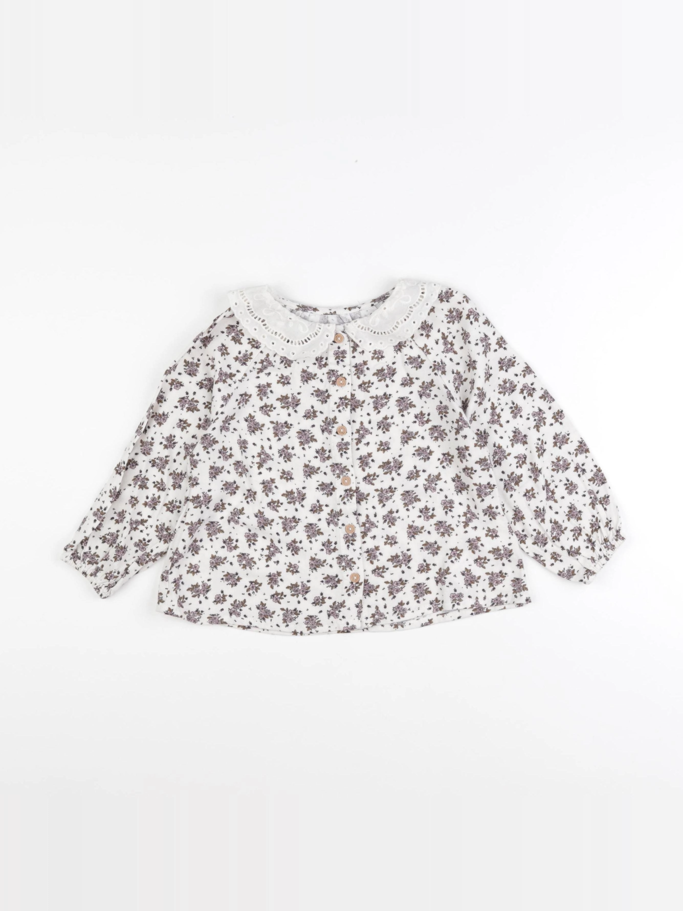Vertbaudet - blouse beige - 3 ans