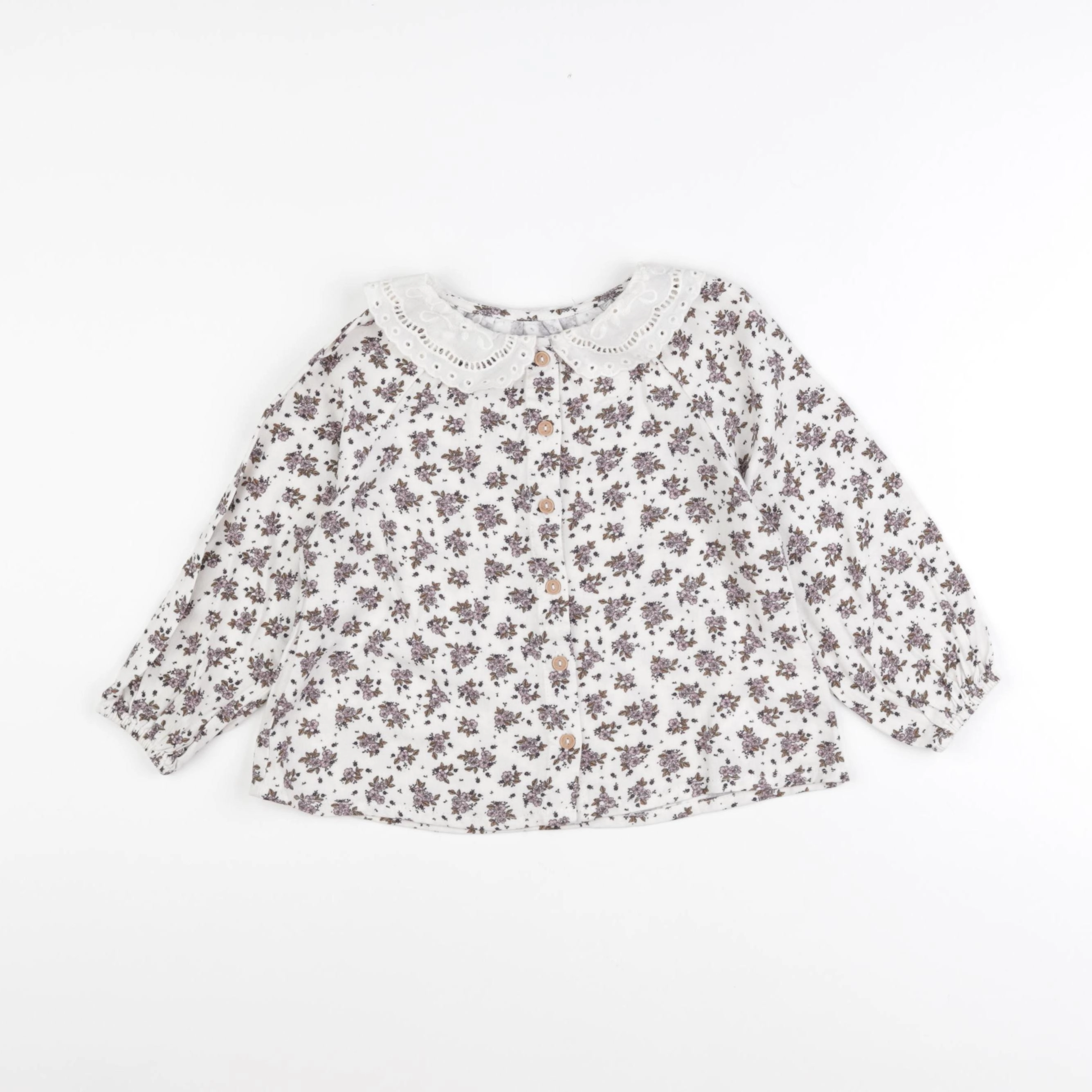 Vertbaudet - blouse beige - 3 ans