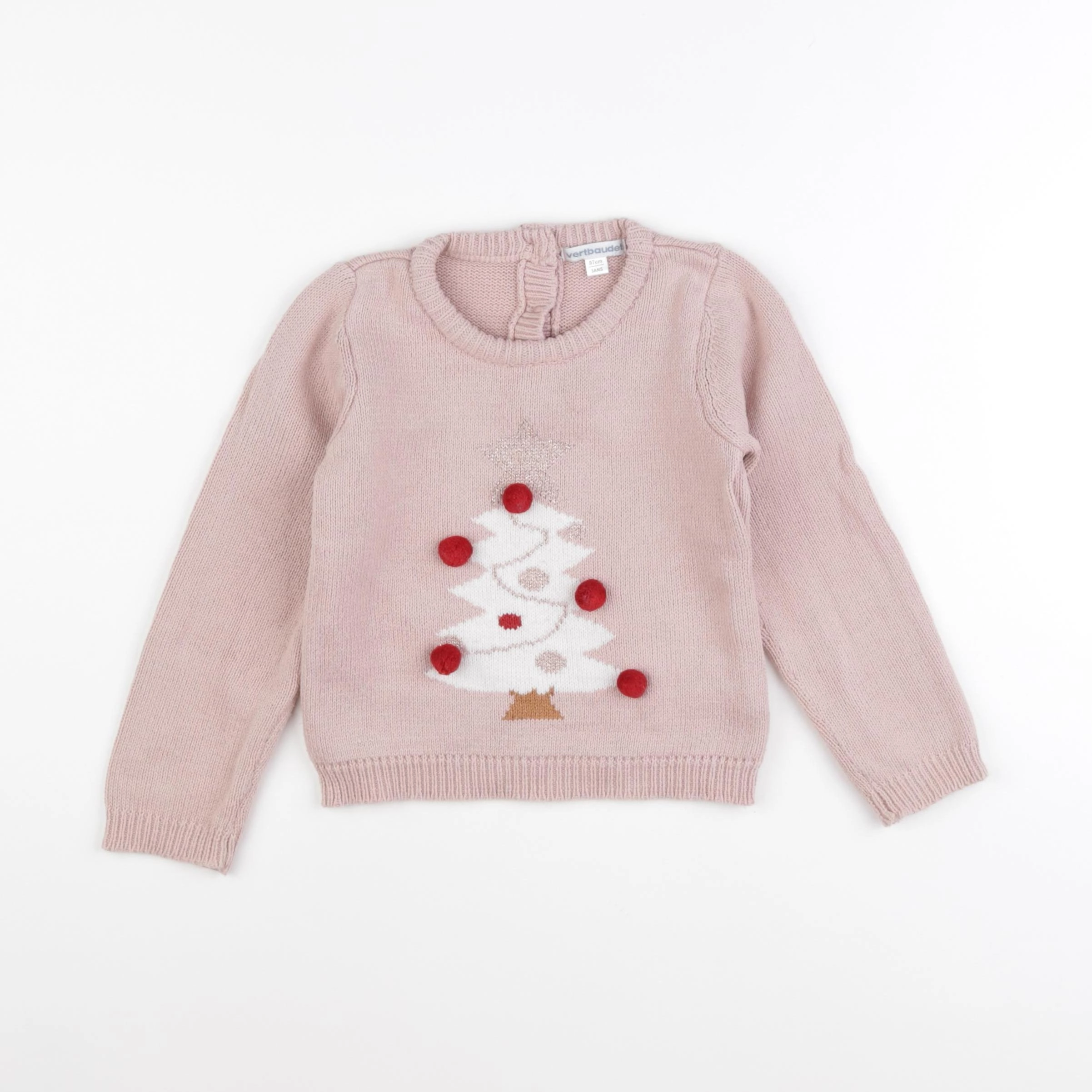 Vertbaudet - pull rose - 3 ans