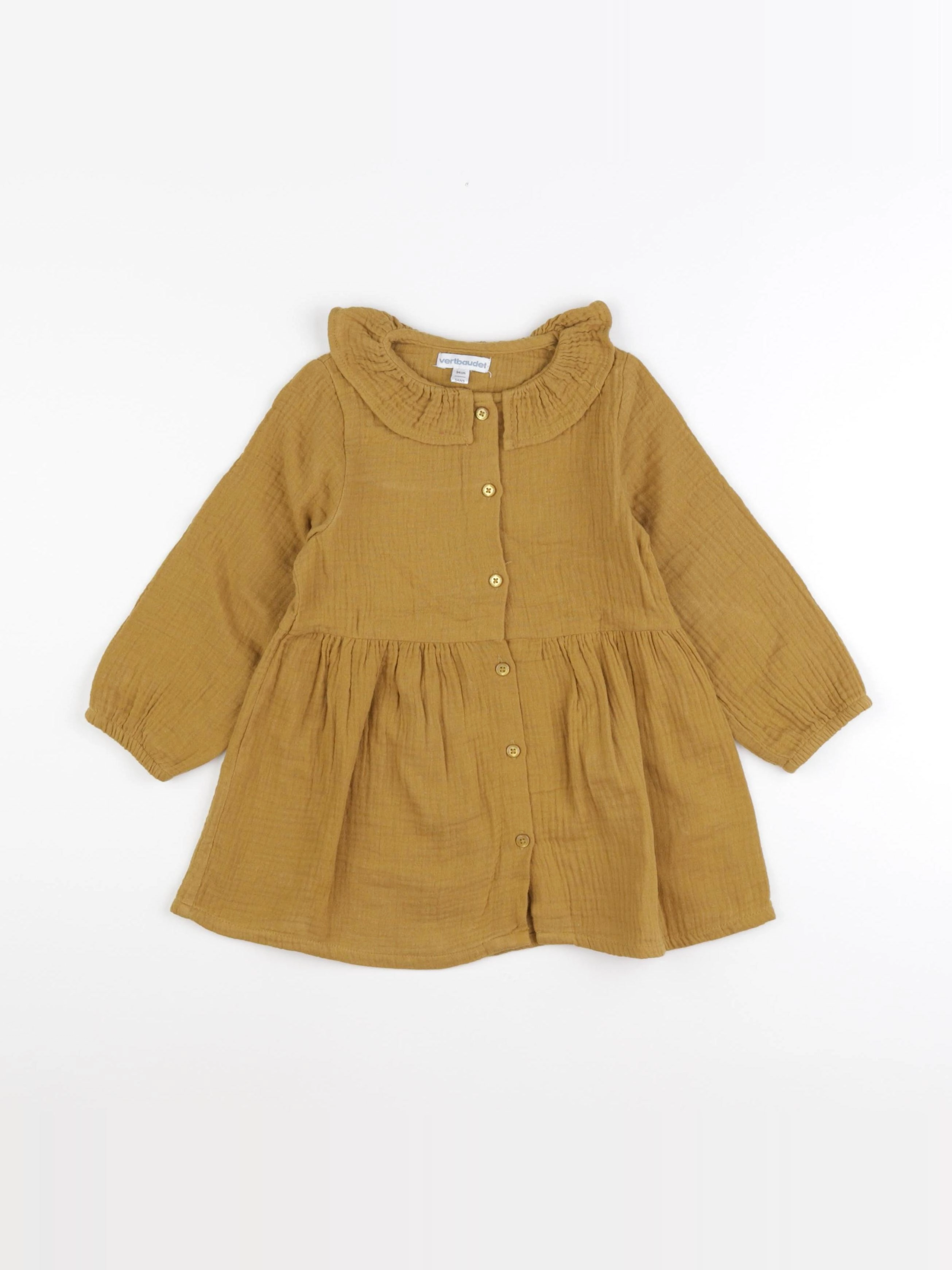 Vertbaudet - robe jaune - 3 ans