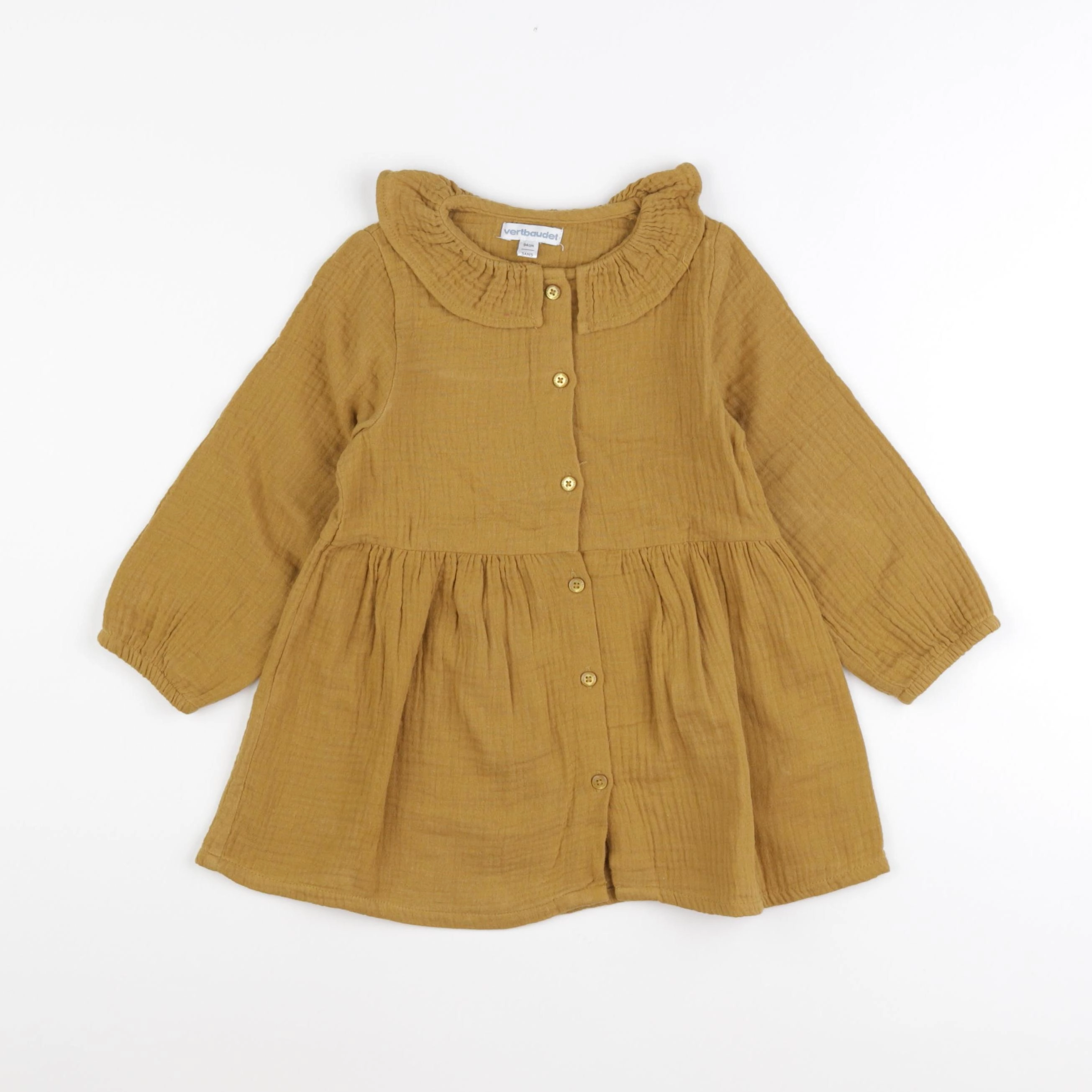 Vertbaudet - robe jaune - 3 ans