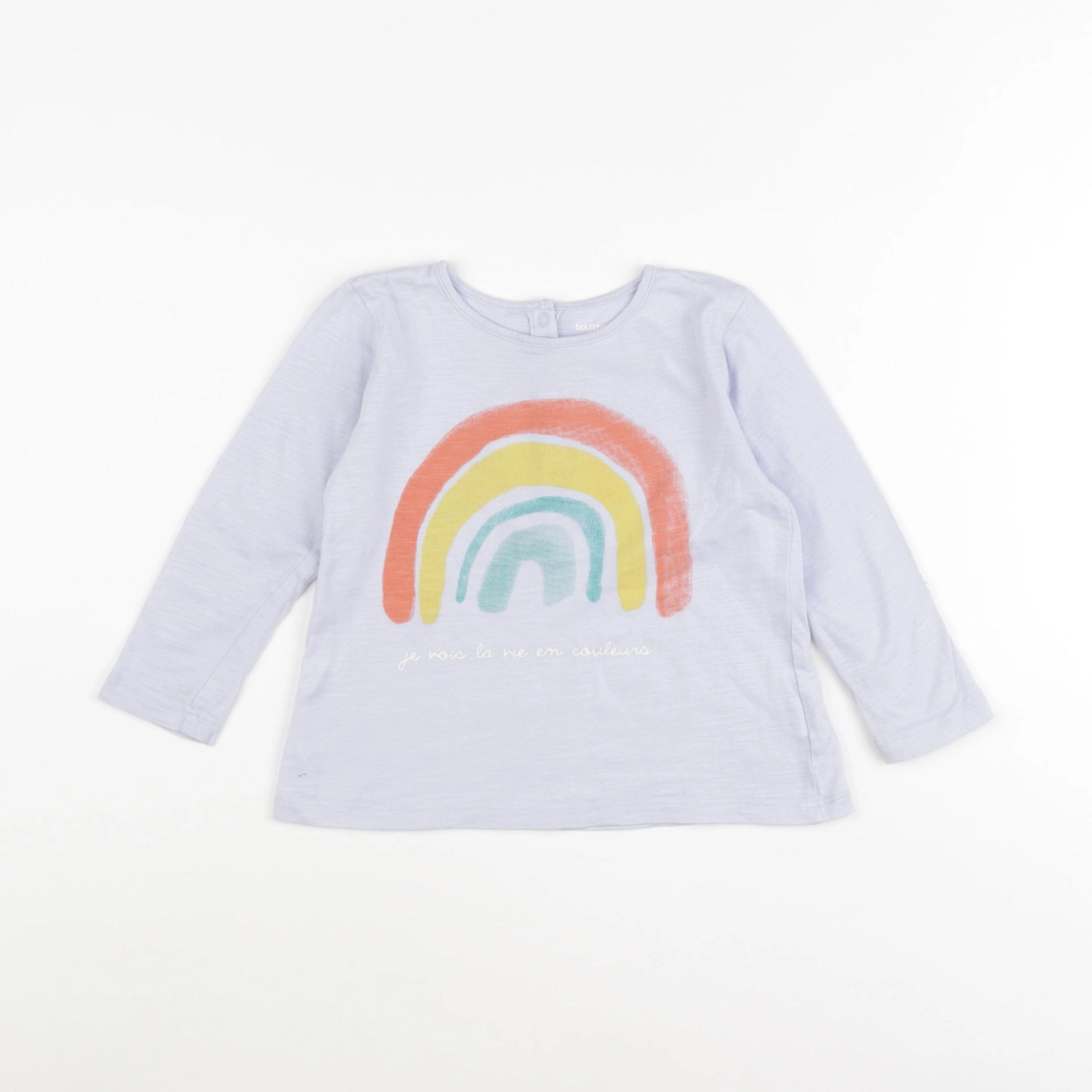 Boutchou - tee-shirt bleu - 18 mois