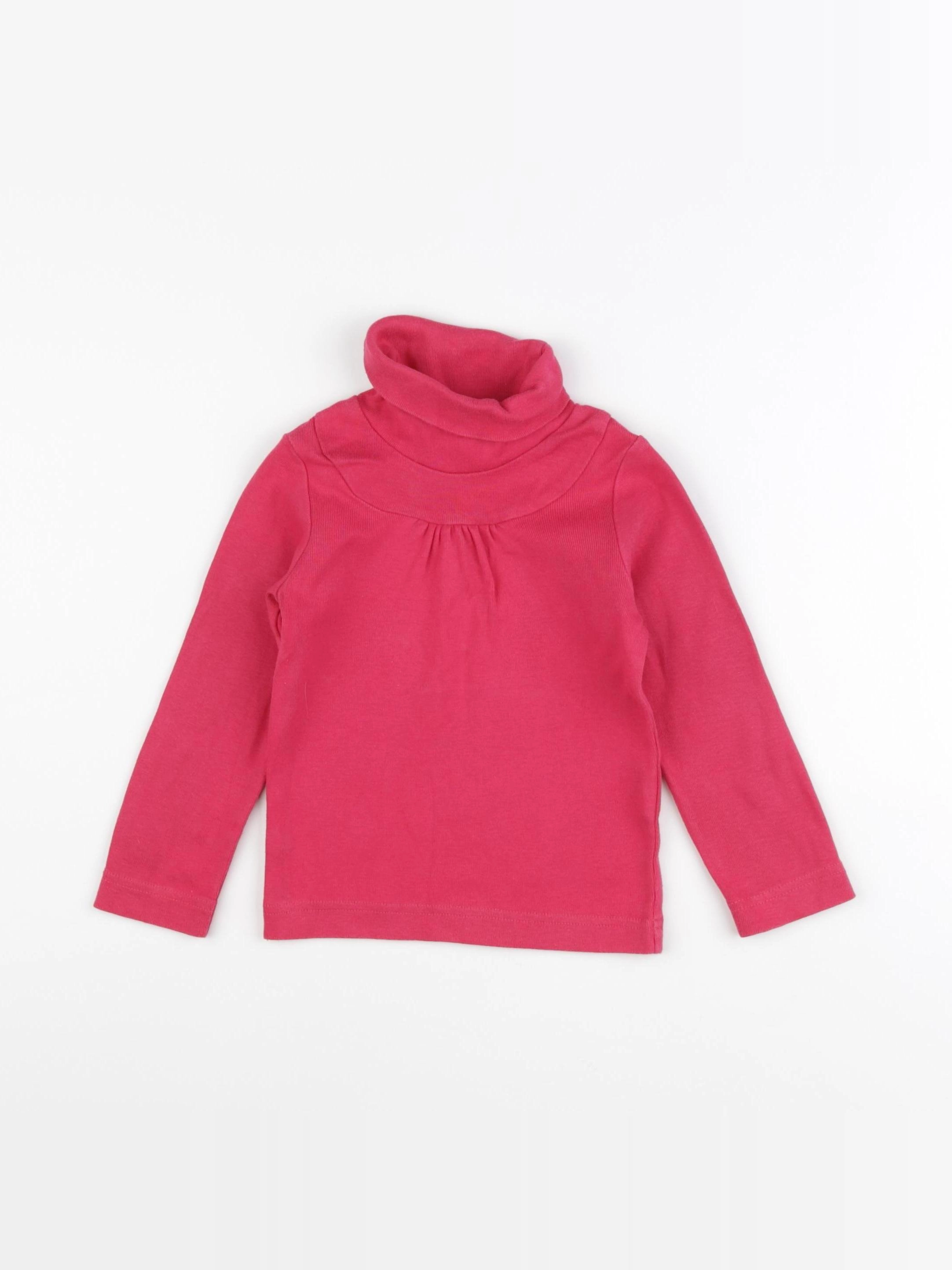 Petit Bateau - sous-pull rose - 3 ans
