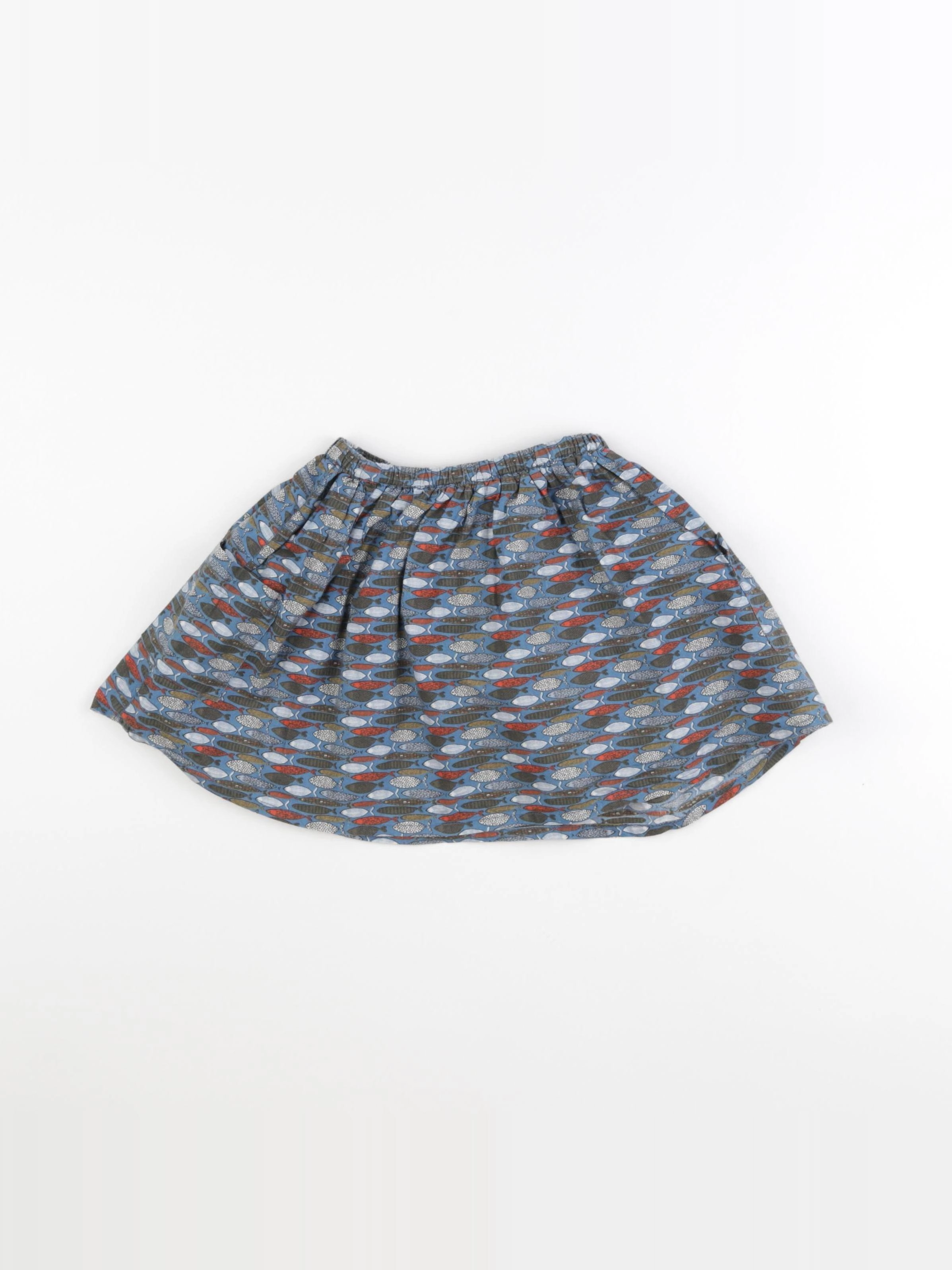 Monoprix - jupe bleu - 4 ans
