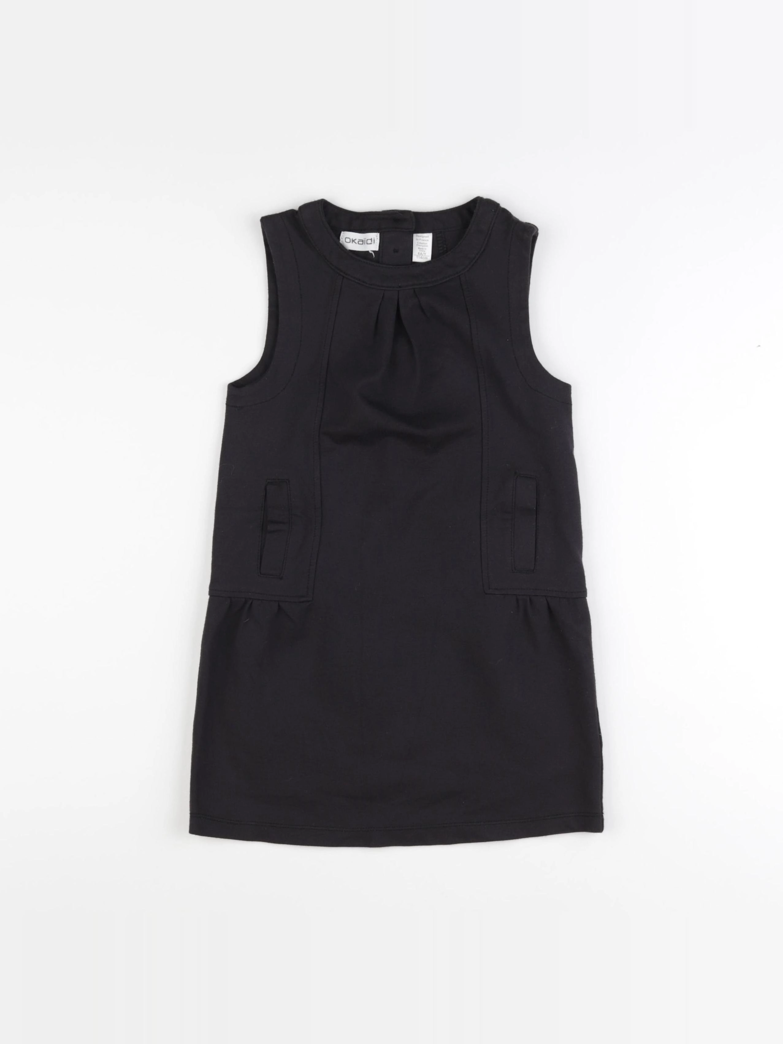 Okaidi - robe noir - 6 ans