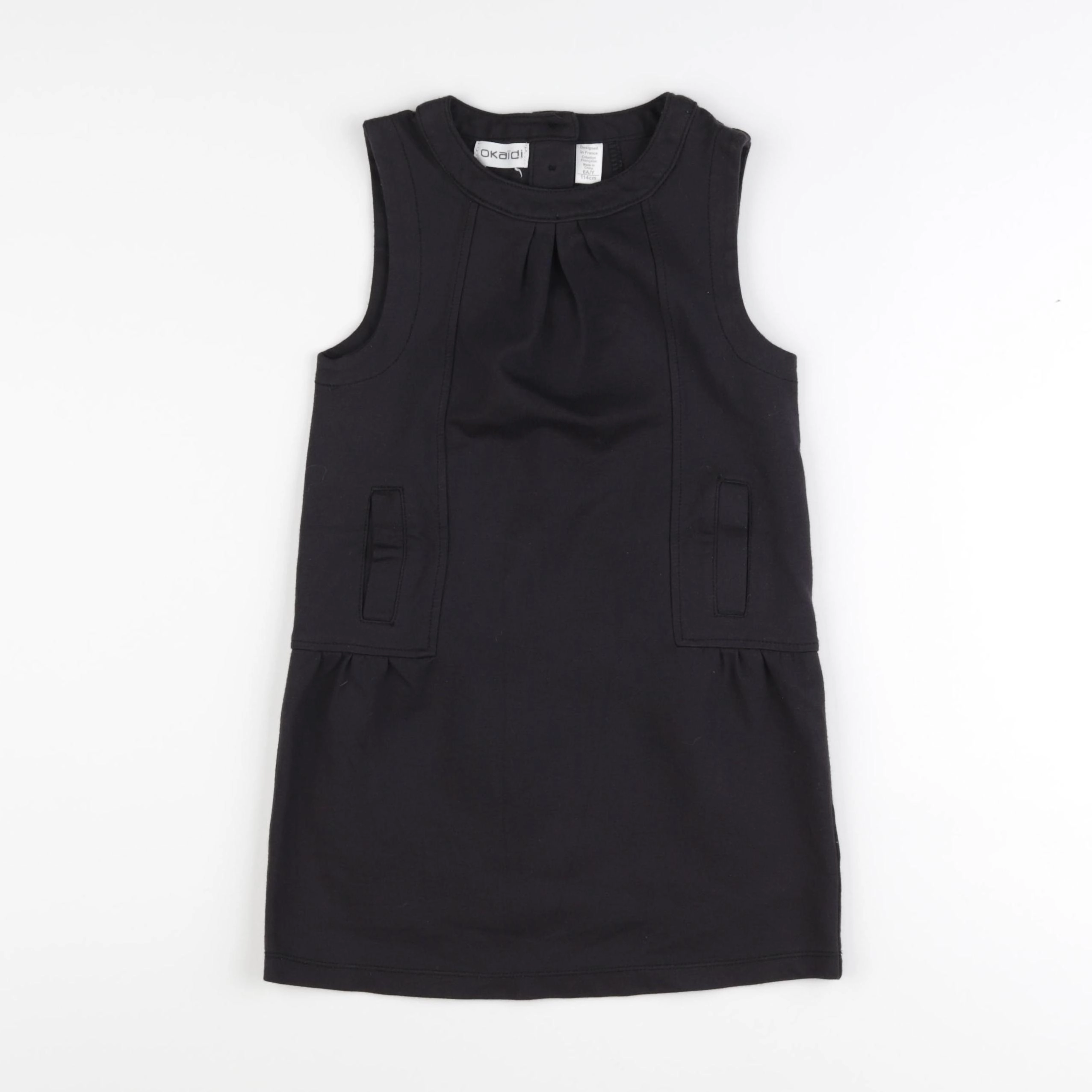 Okaidi - robe noir - 6 ans