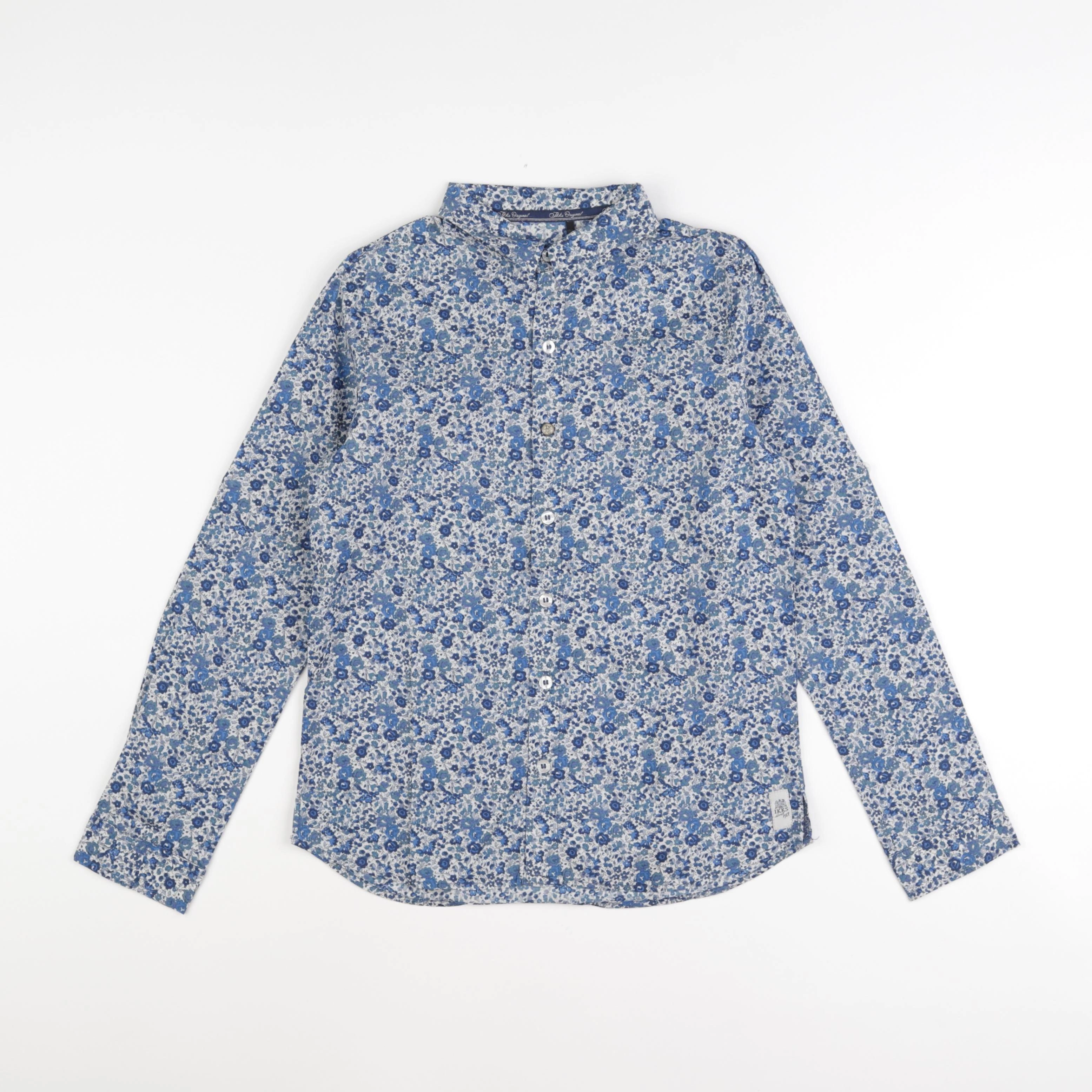 IKKS - chemise bleu - 10 ans